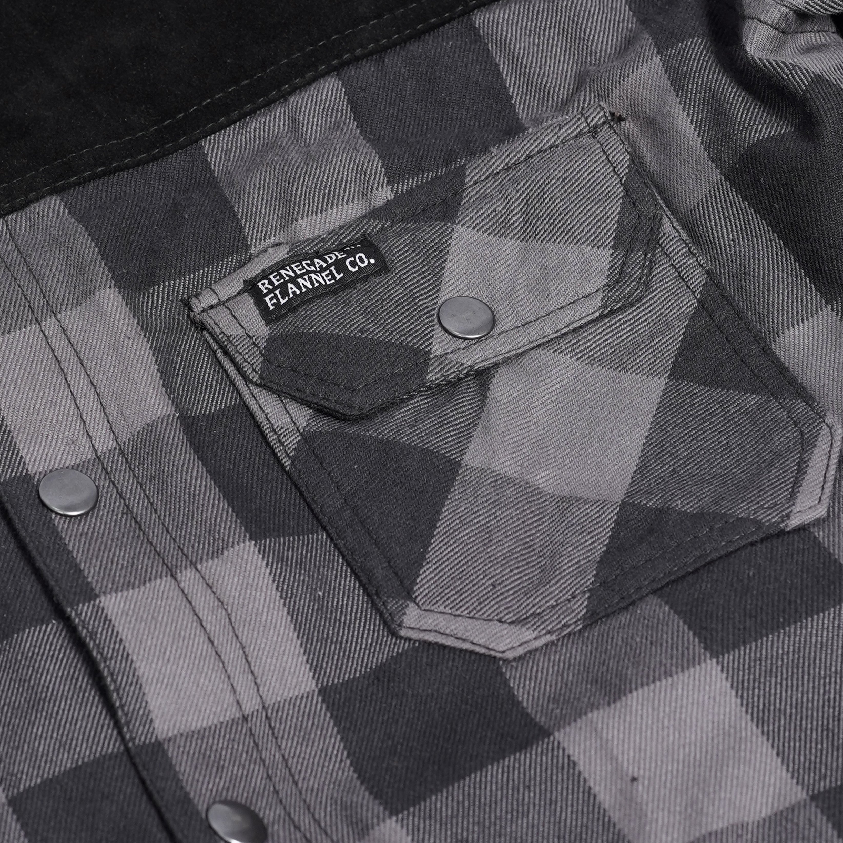 Gray Thread Men’s Flannel Shirt