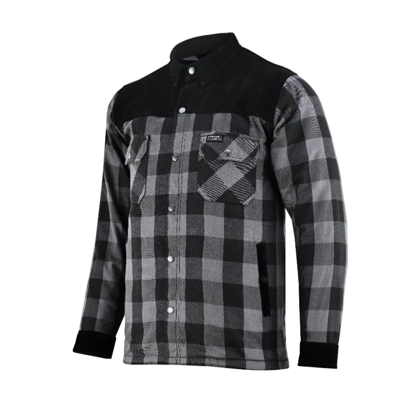 Gray Thread Men’s Flannel Shirt