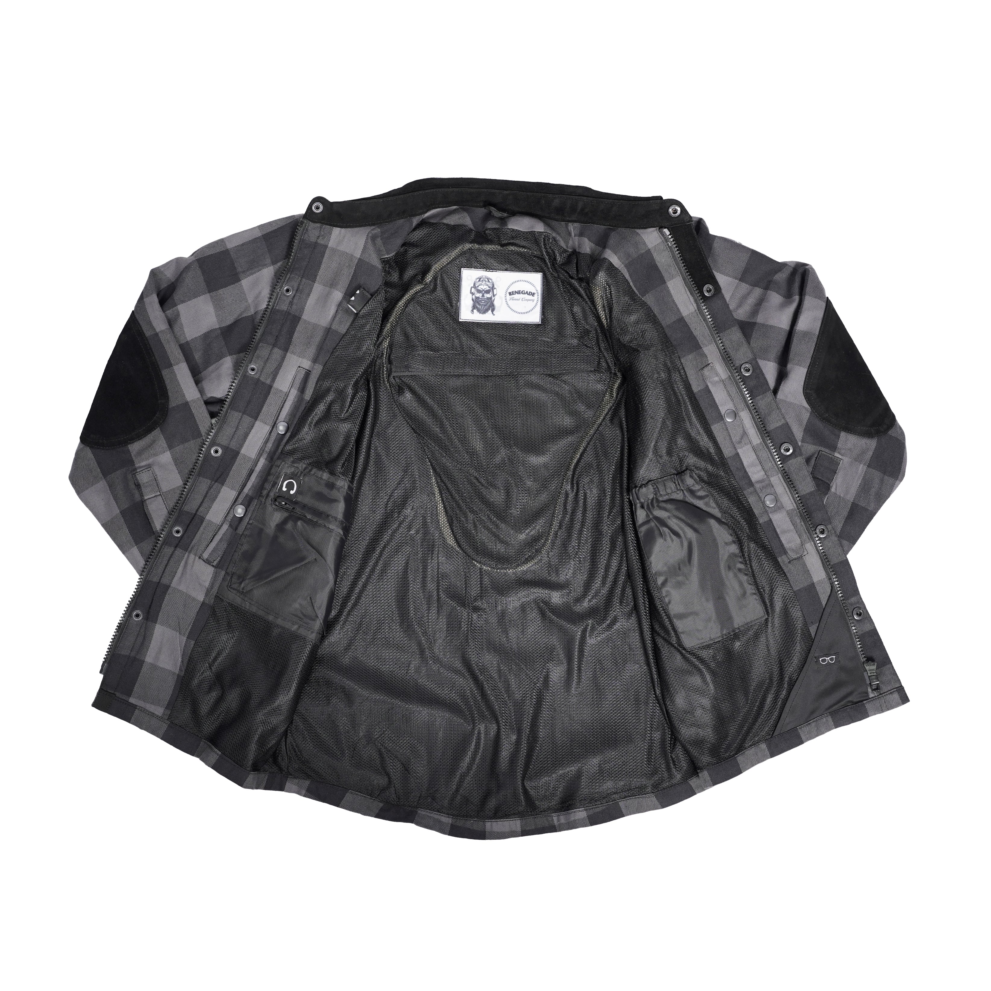 Gray Thread Men’s Flannel Shirt