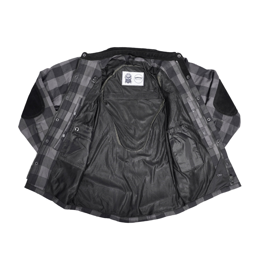 Gray Thread Men’s Flannel Shirt