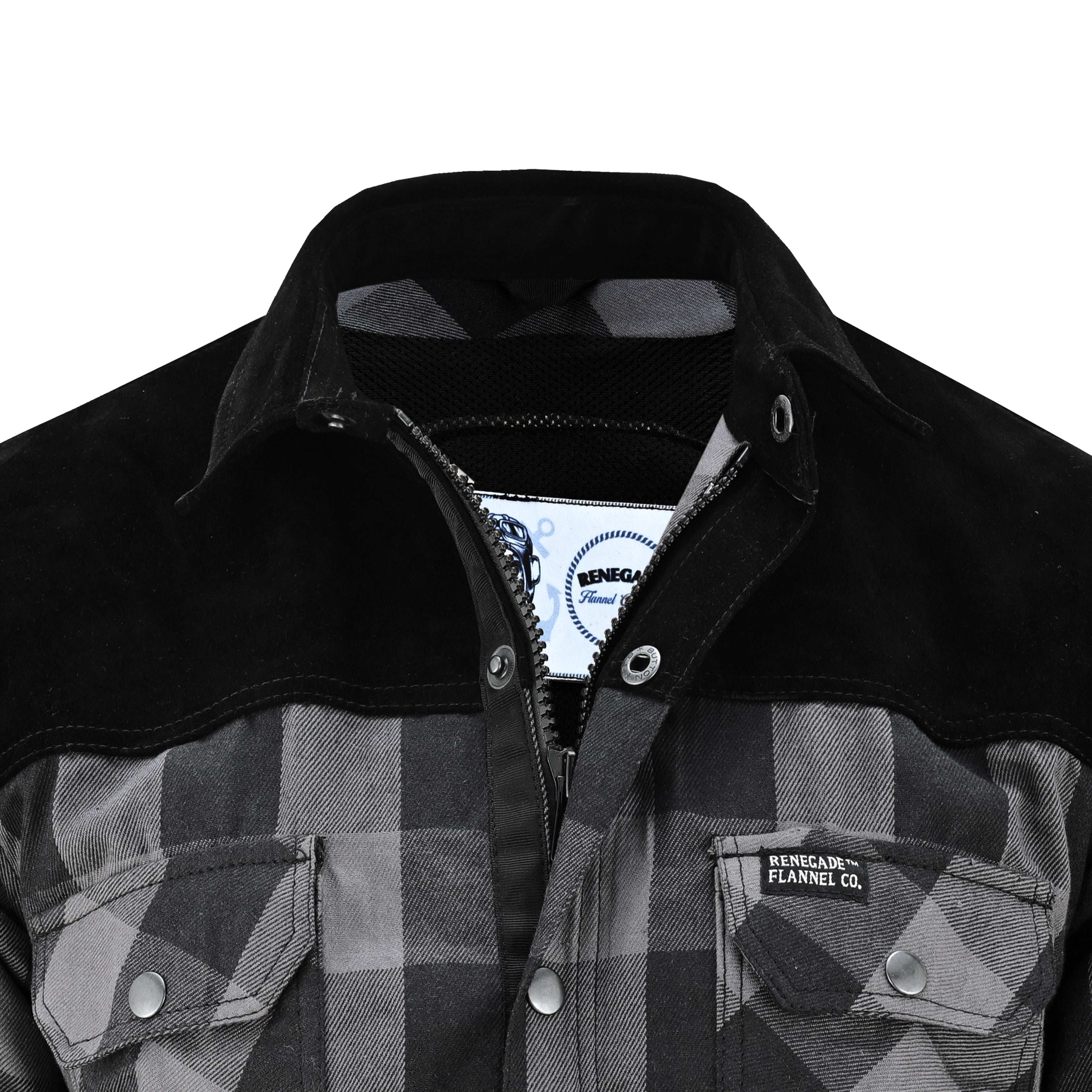 Gray Thread Men’s Flannel Shirt