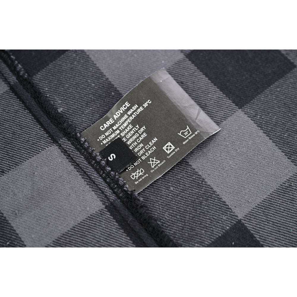 Men’s Gray Black Sleeveless Flannel LVAD Gear Flannel