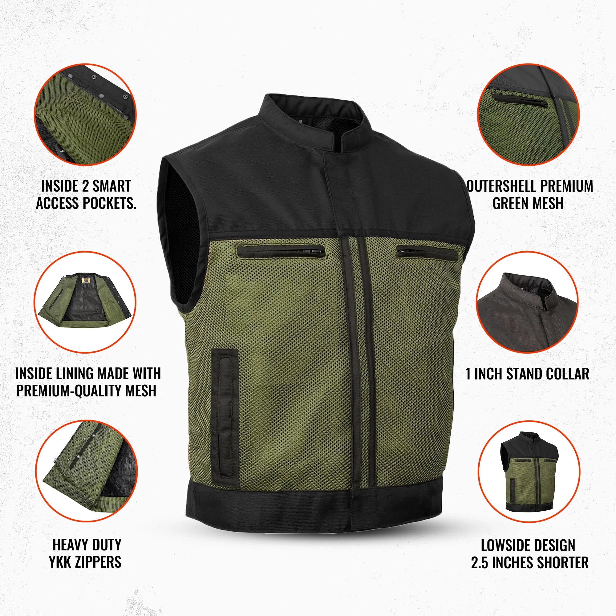 Green Guard - Lowside Summer Spark Men's Mesh Vest