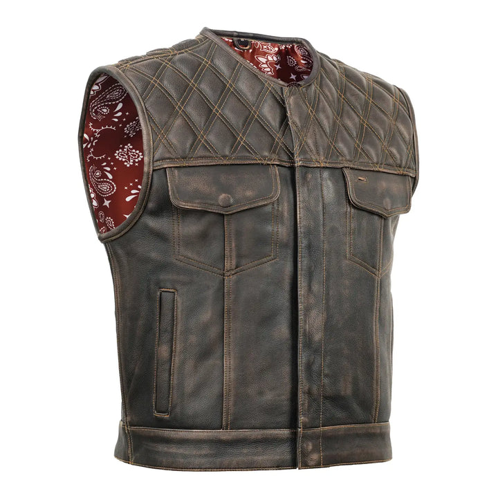 Harley Knight - Summer Spark Lowside Men's Leather Vest