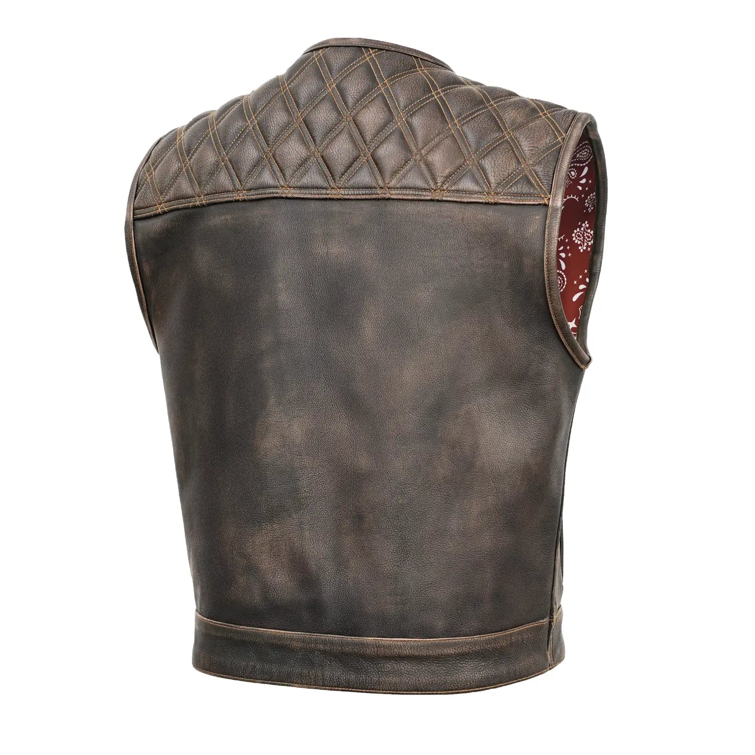 Harley Knight - Summer Spark Lowside Men's Leather Vest