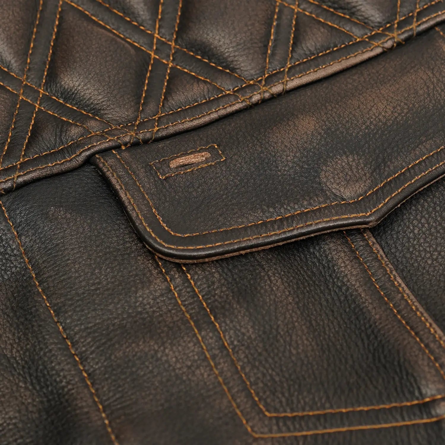 Harley Knight - Summer Spark Lowside Men's Leather Vest