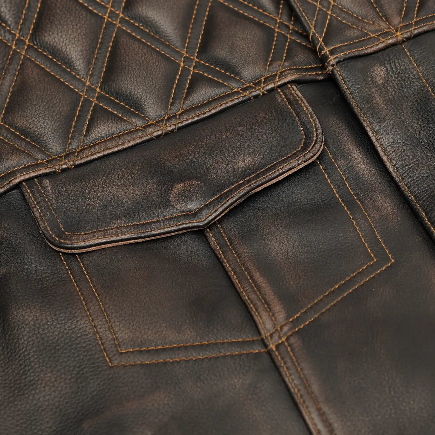 Harley Knight - Summer Spark Lowside Men's Leather Vest