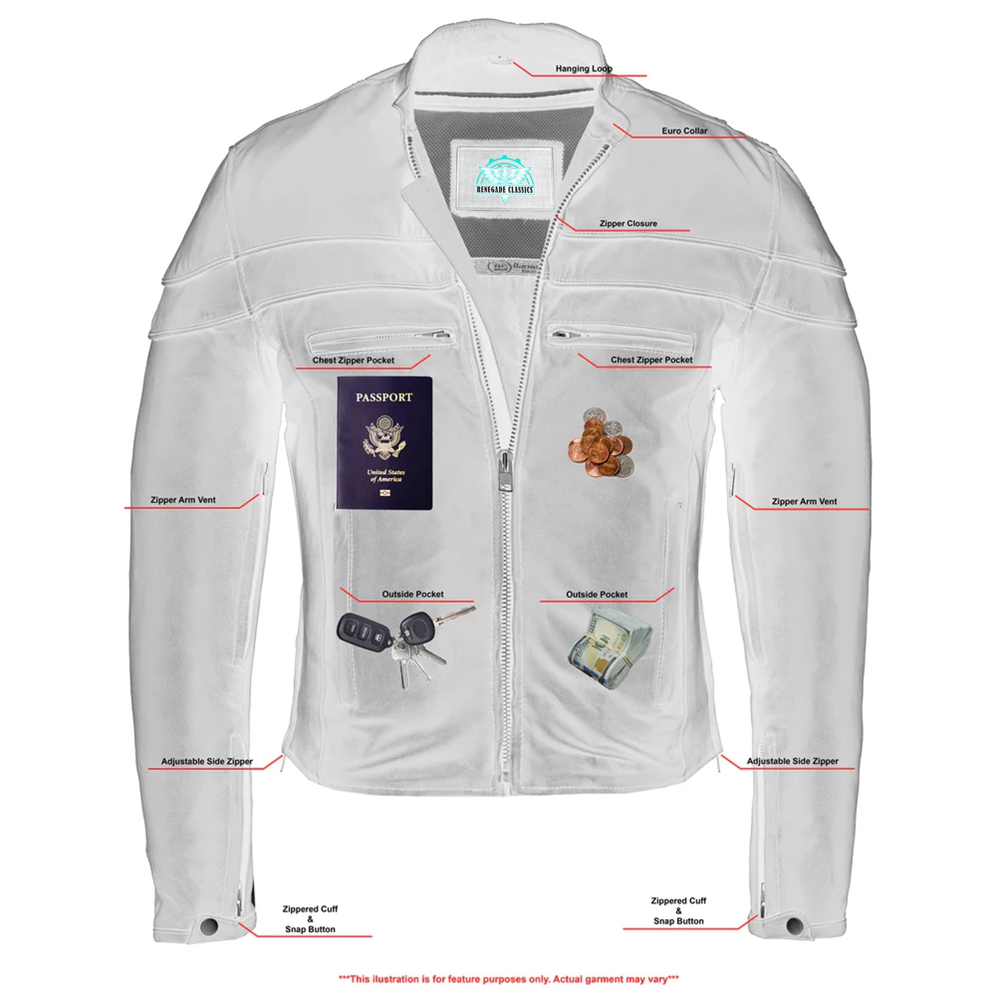 RC701TALL Men's Sporty Scooter Jacket - TALL