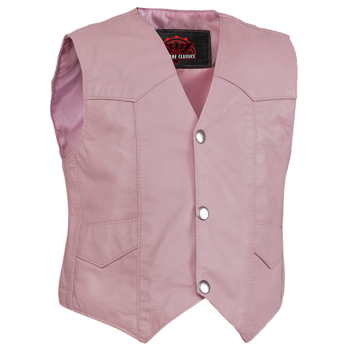 Hazel - Kid’s Leather Vest