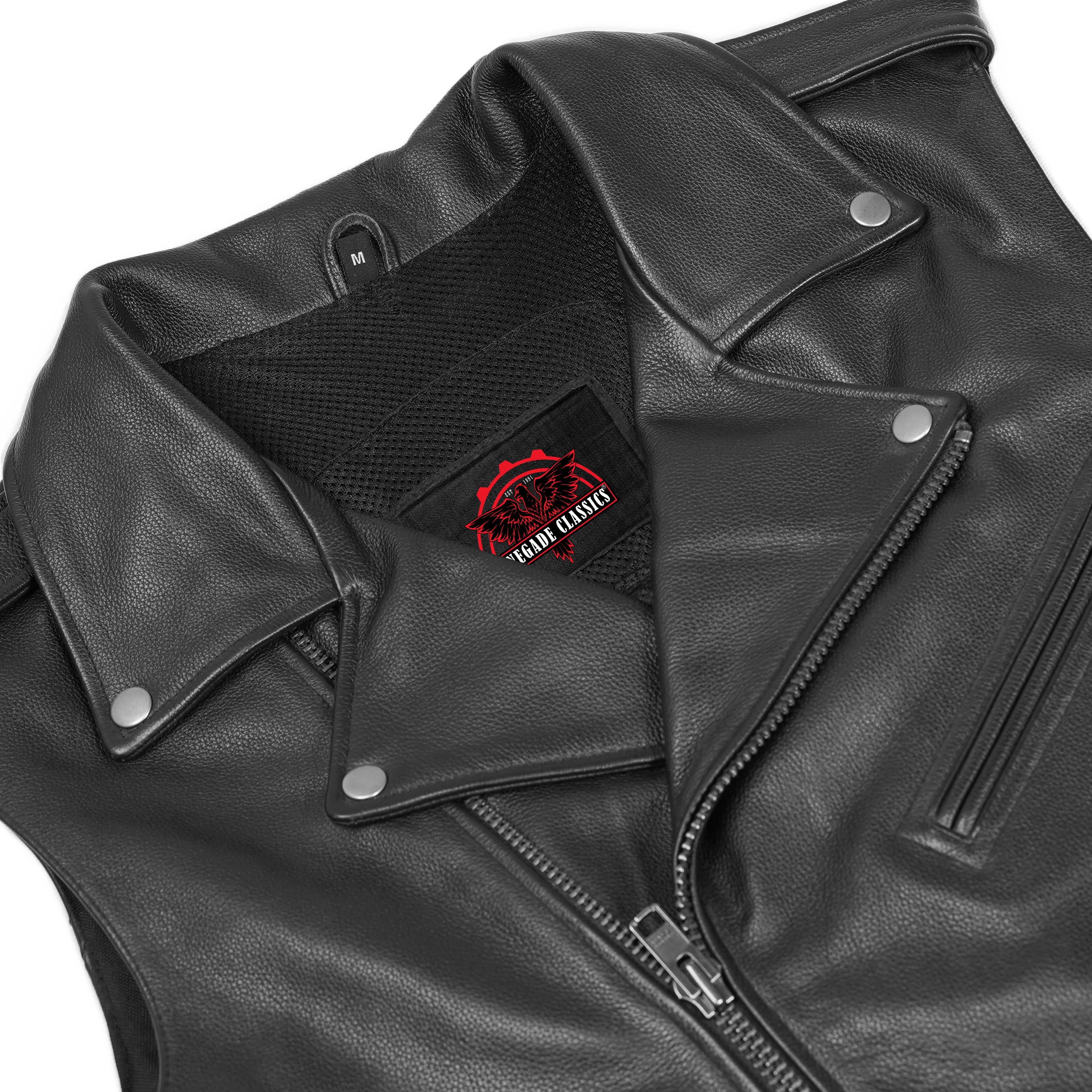 Highway Legend Men’s Motorcycle Leather Vest
