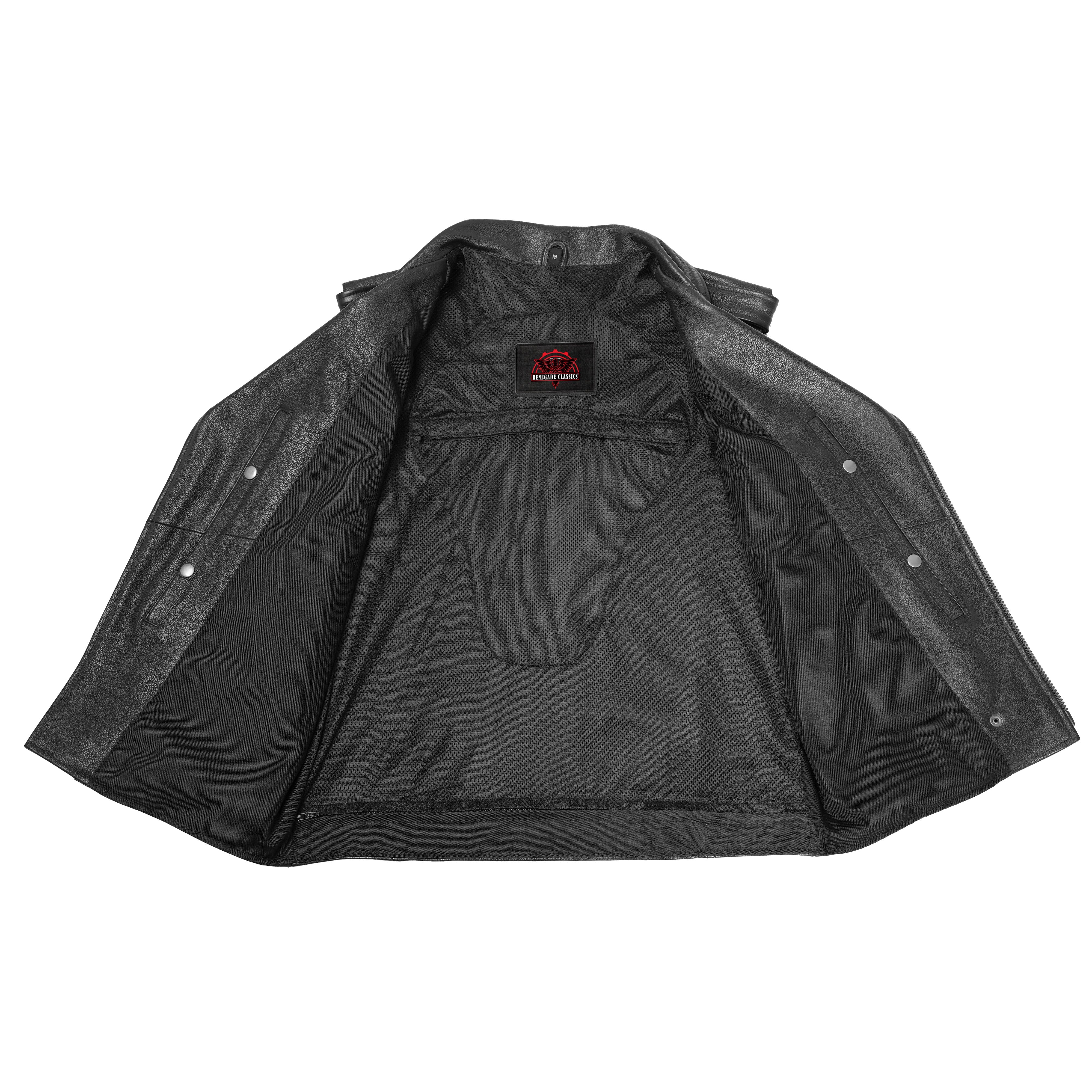 Highway Legend Men’s Motorcycle Leather Vest