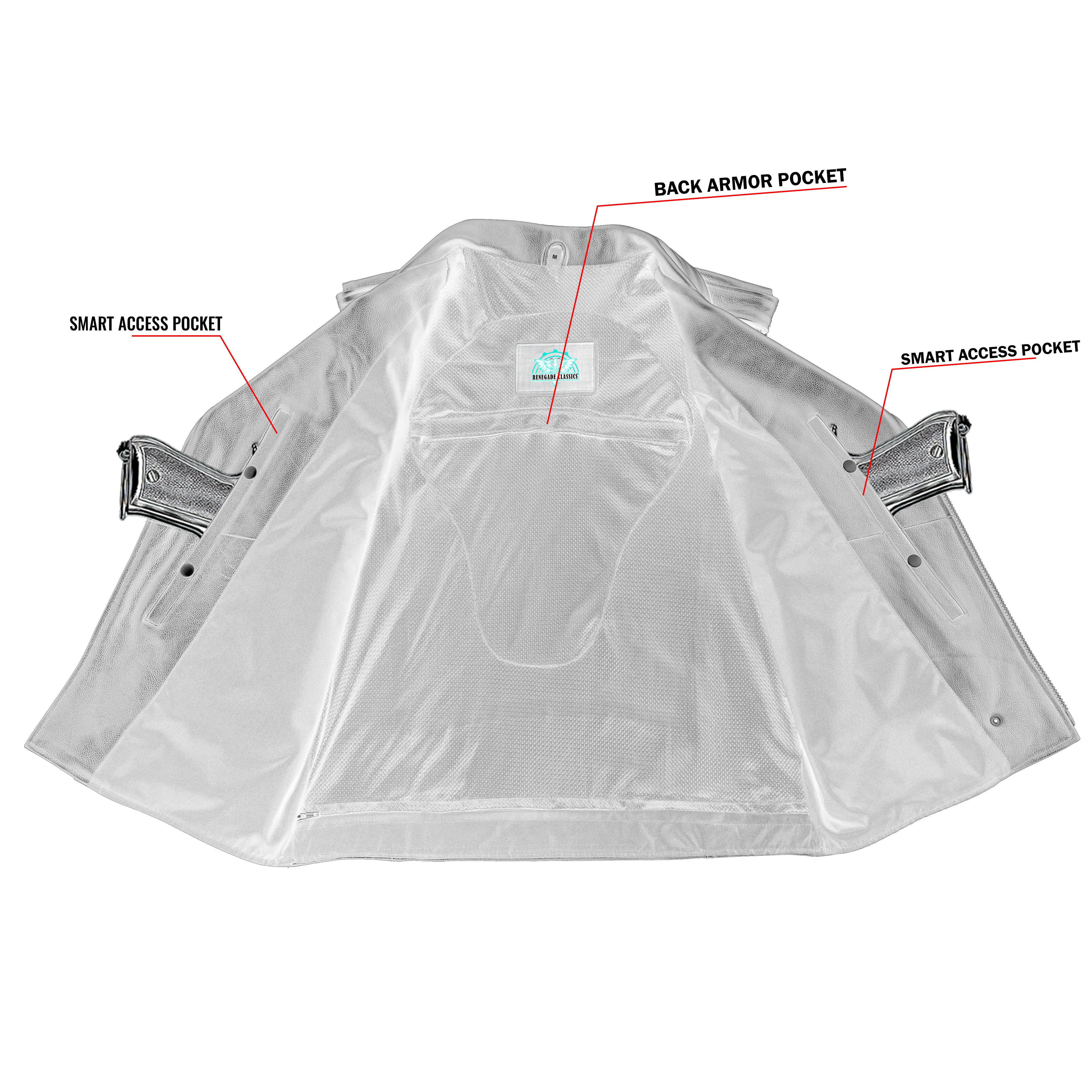 Highway Legend Men’s Motorcycle Leather Vest