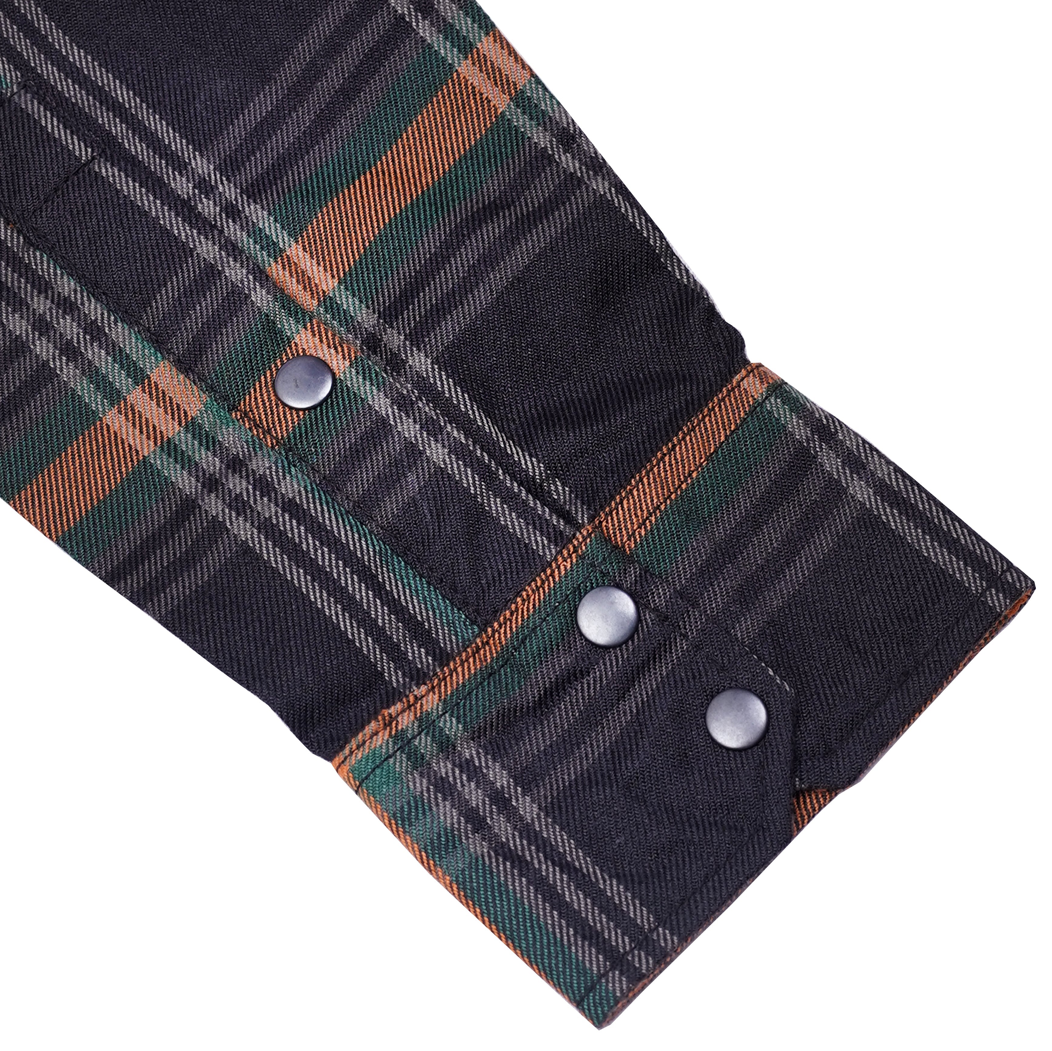 Journey Blue Men’s Blue and Green Flannel Shirt