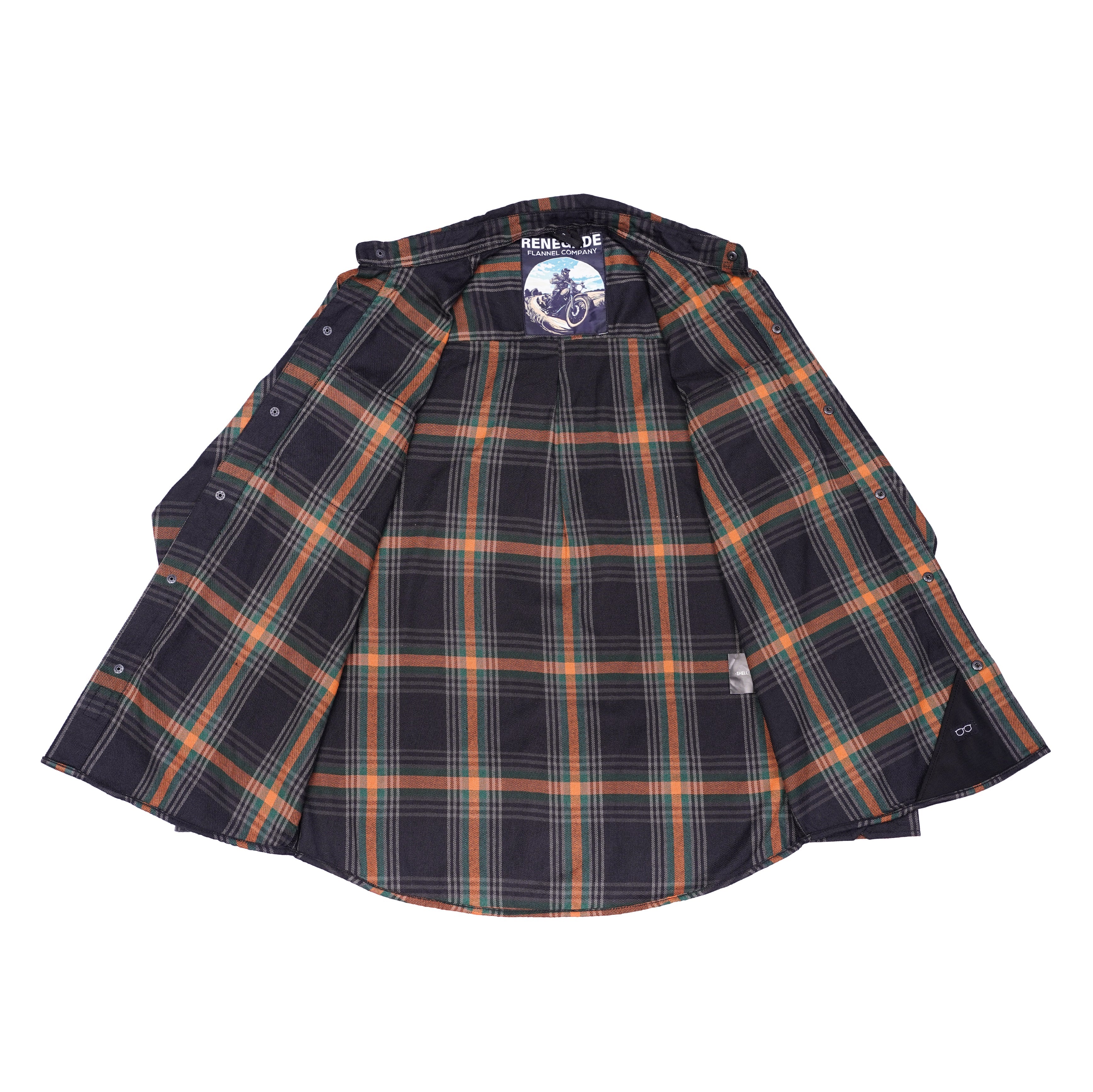 Journey Blue Men’s Blue and Green Flannel Shirt