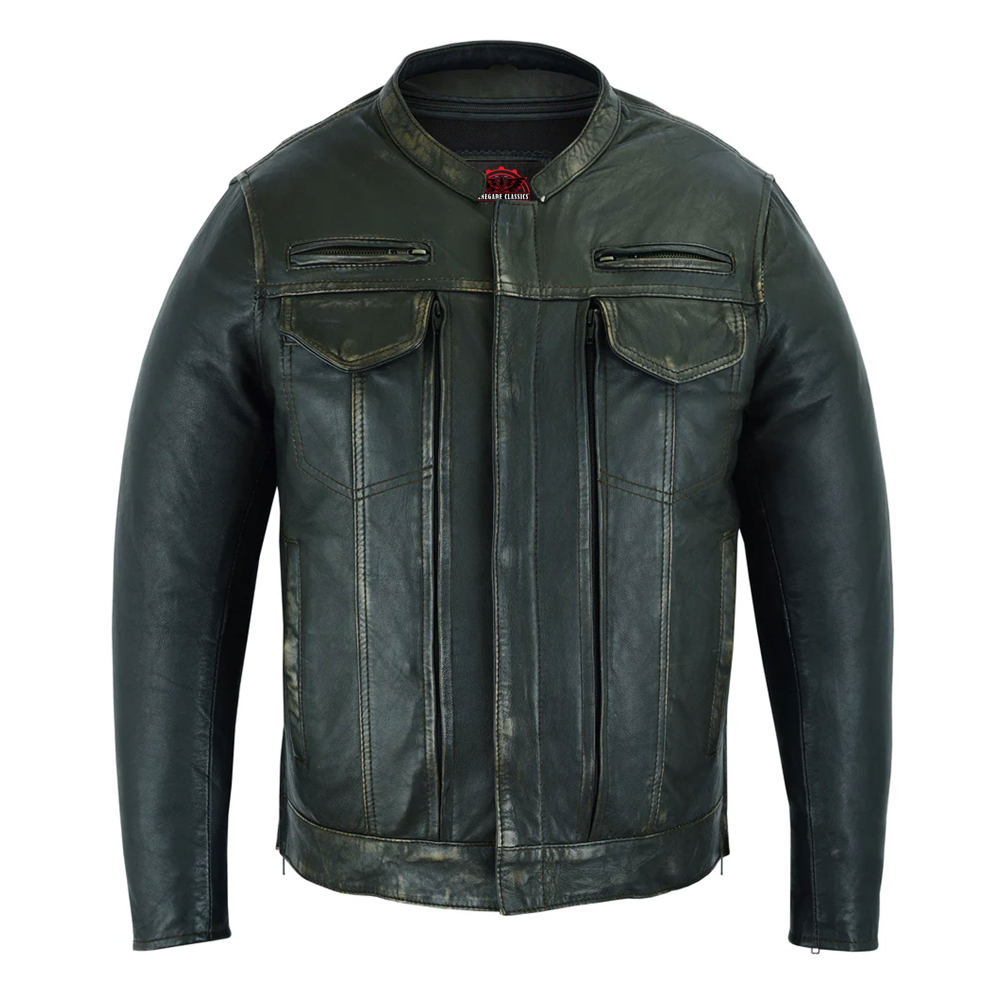 RC790 Men's Modern Utility Style Jacket in Lightweight Drum Dyed Dist