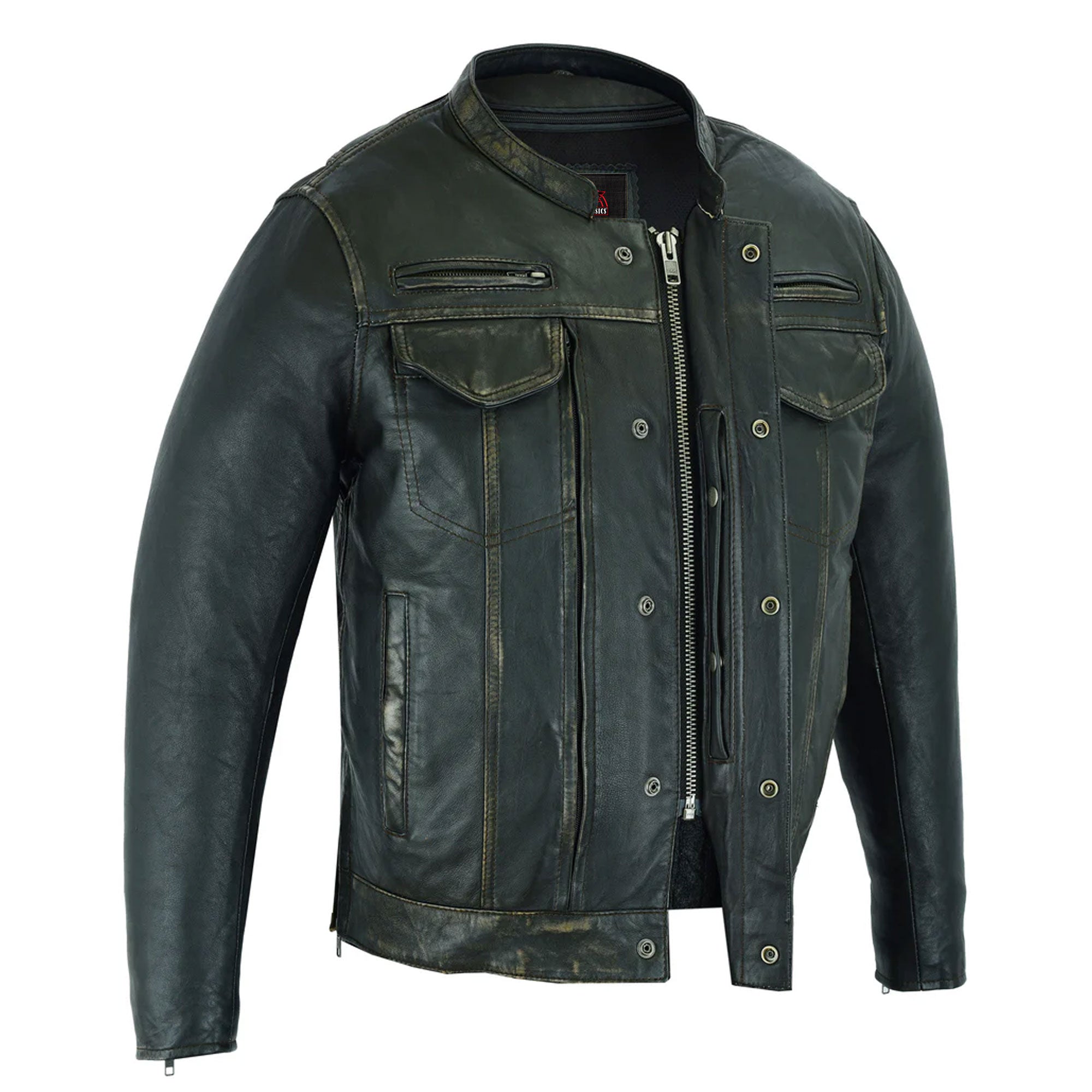 RC790 Men's Modern Utility Style Jacket in Lightweight Drum Dyed Dist
