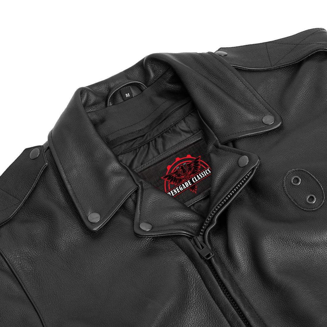 Law Line – Men’s Leather Motorcycle Jacket
