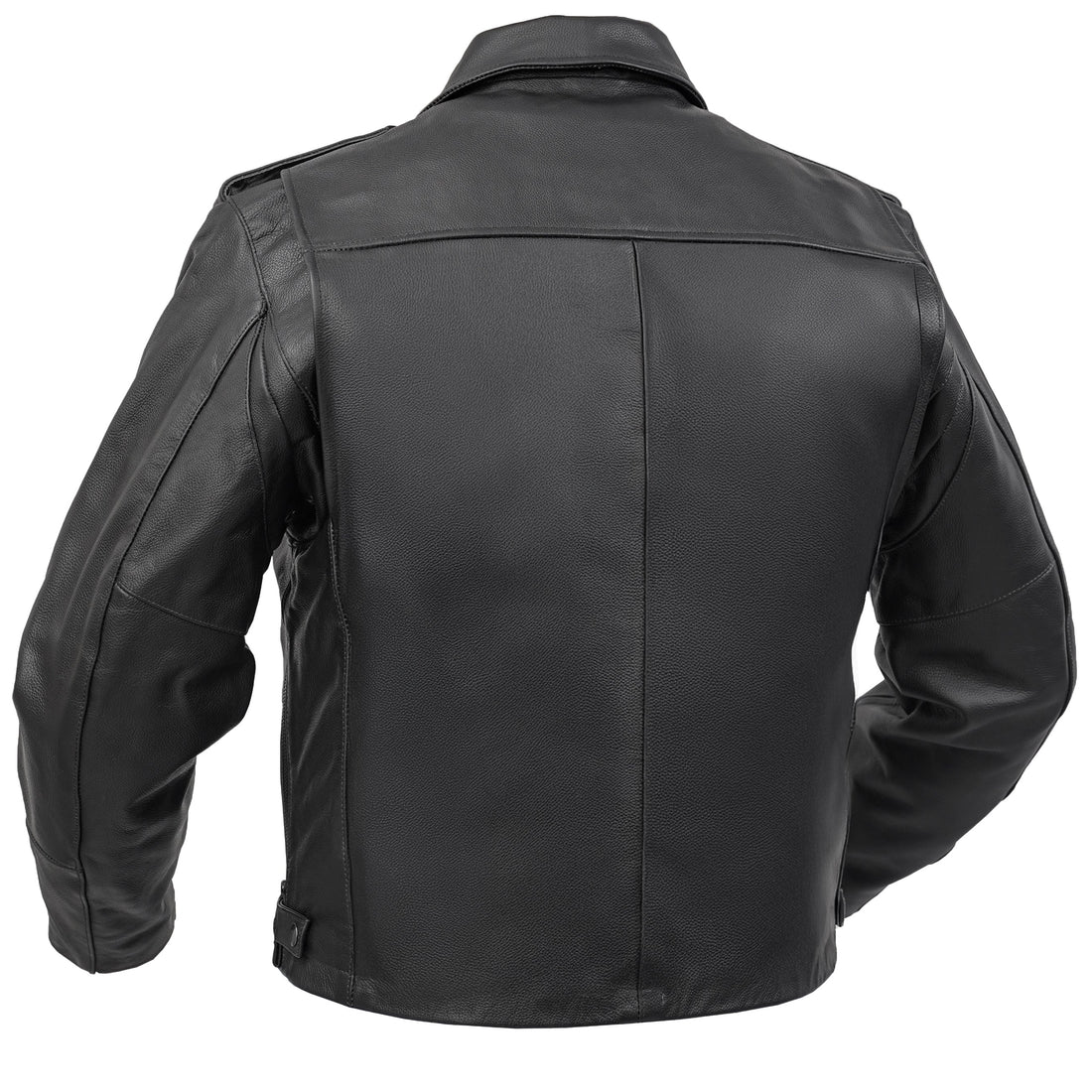 Line Hard – Men’s Leather Motorcycle Jacket