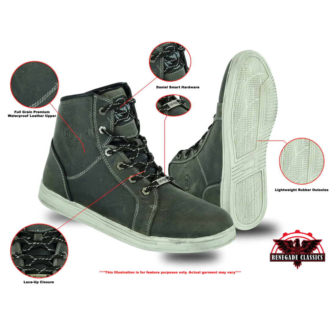 RC9735 Men's Waterproof Riding Shoes