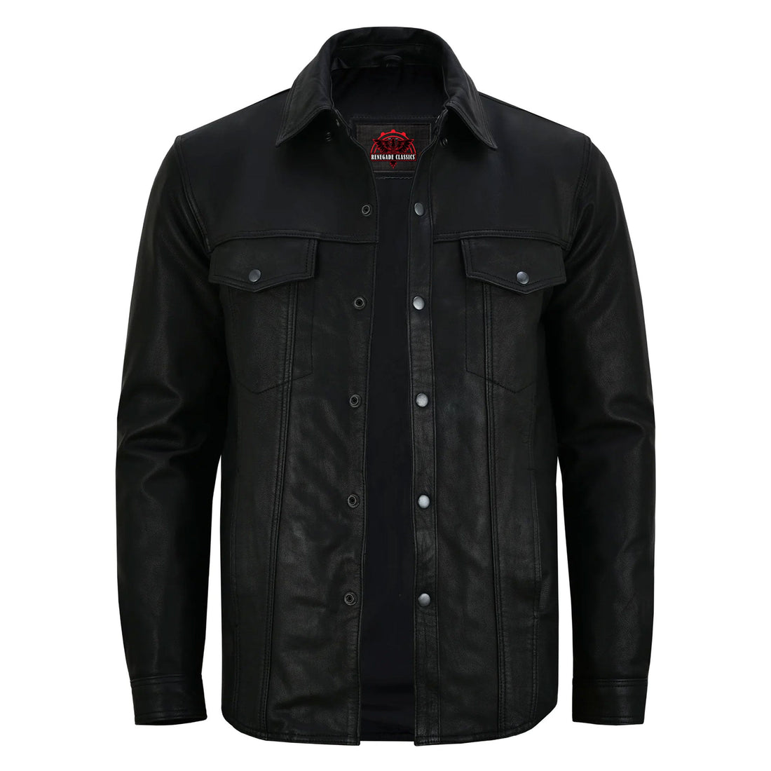 RC770 Men's Premium Lightweight Leather Shirt