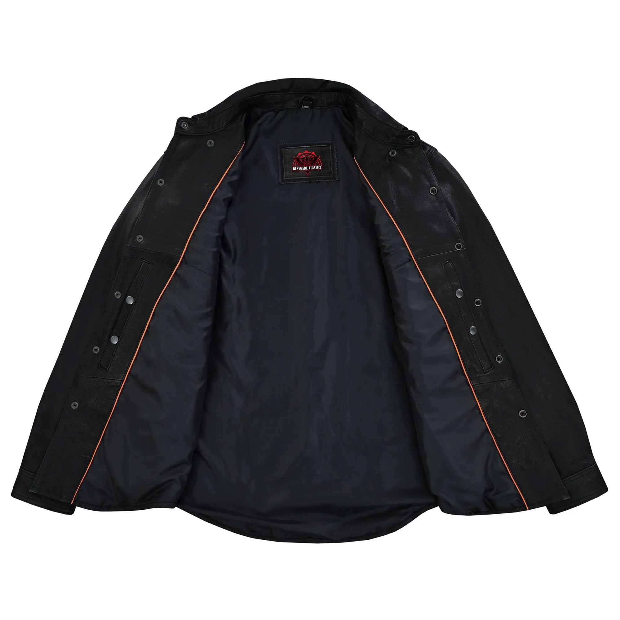 RC770 Men's Premium Lightweight Leather Shirt