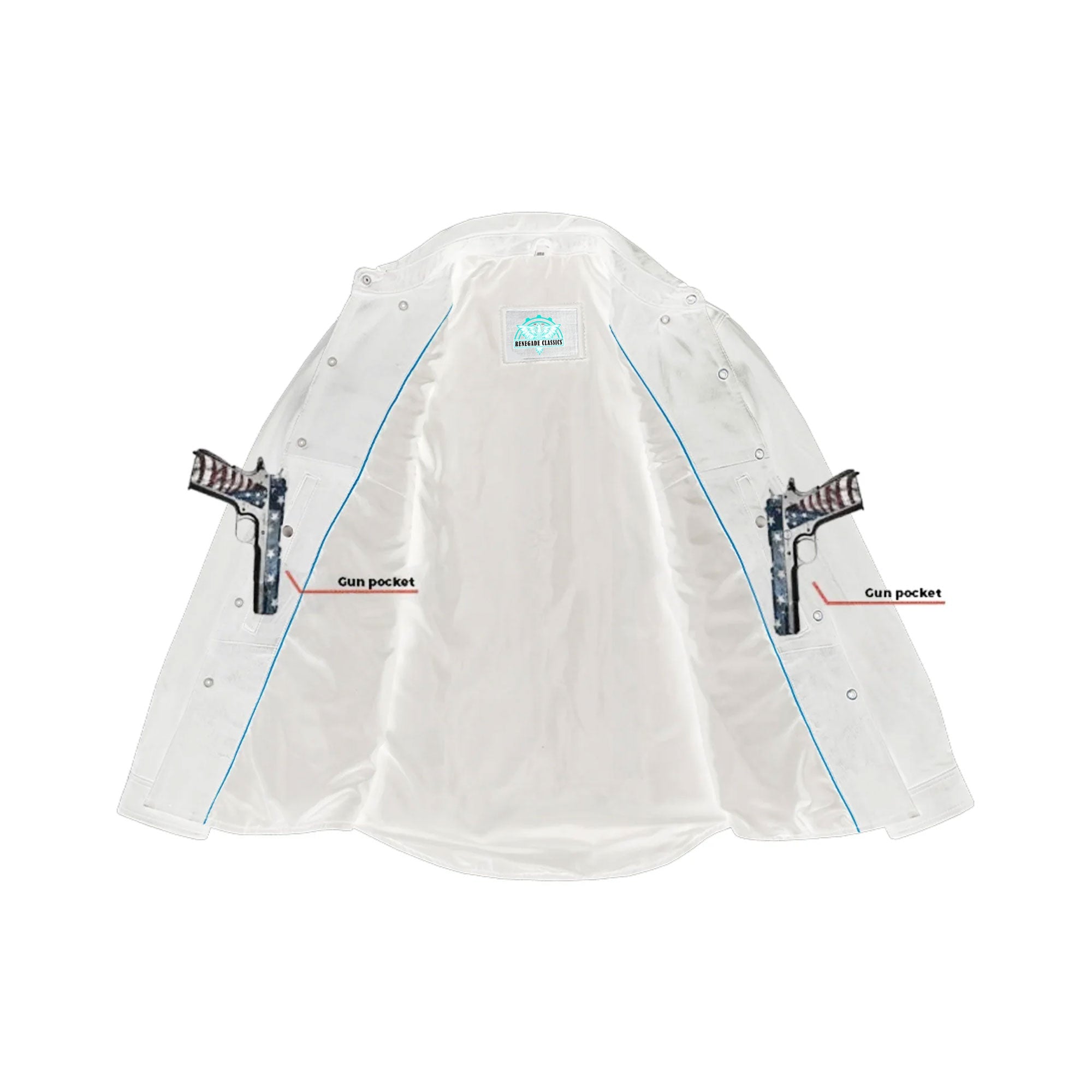 RC770 Men's Premium Lightweight Leather Shirt