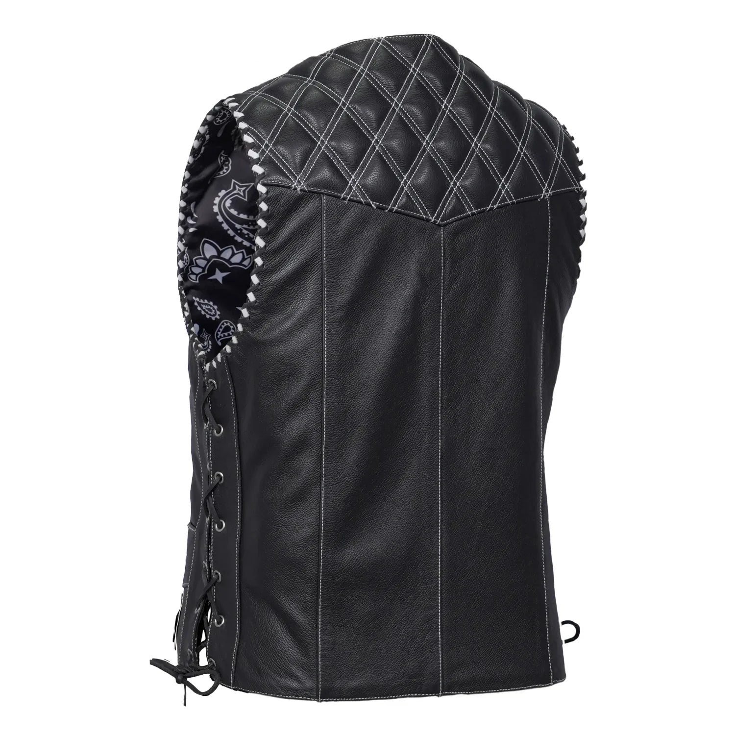 Midnight Thread – Men’s Leather Vest