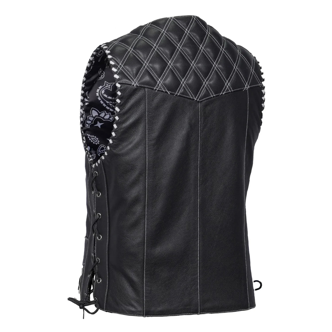 Midnight Thread – Men’s Leather Vest