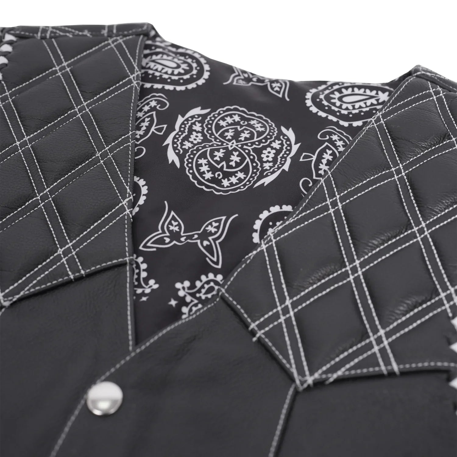 Midnight Thread – Men’s Leather Vest