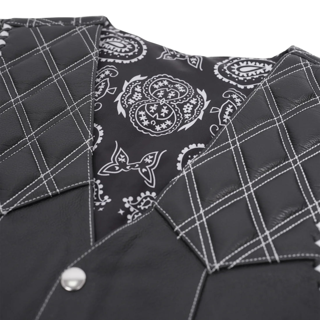 Midnight Thread – Men’s Leather Vest