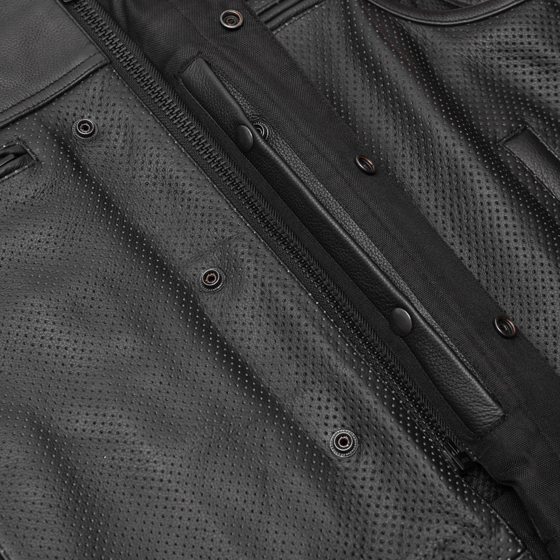 Mile Maker – Men’s Leather Motorcycle Vest