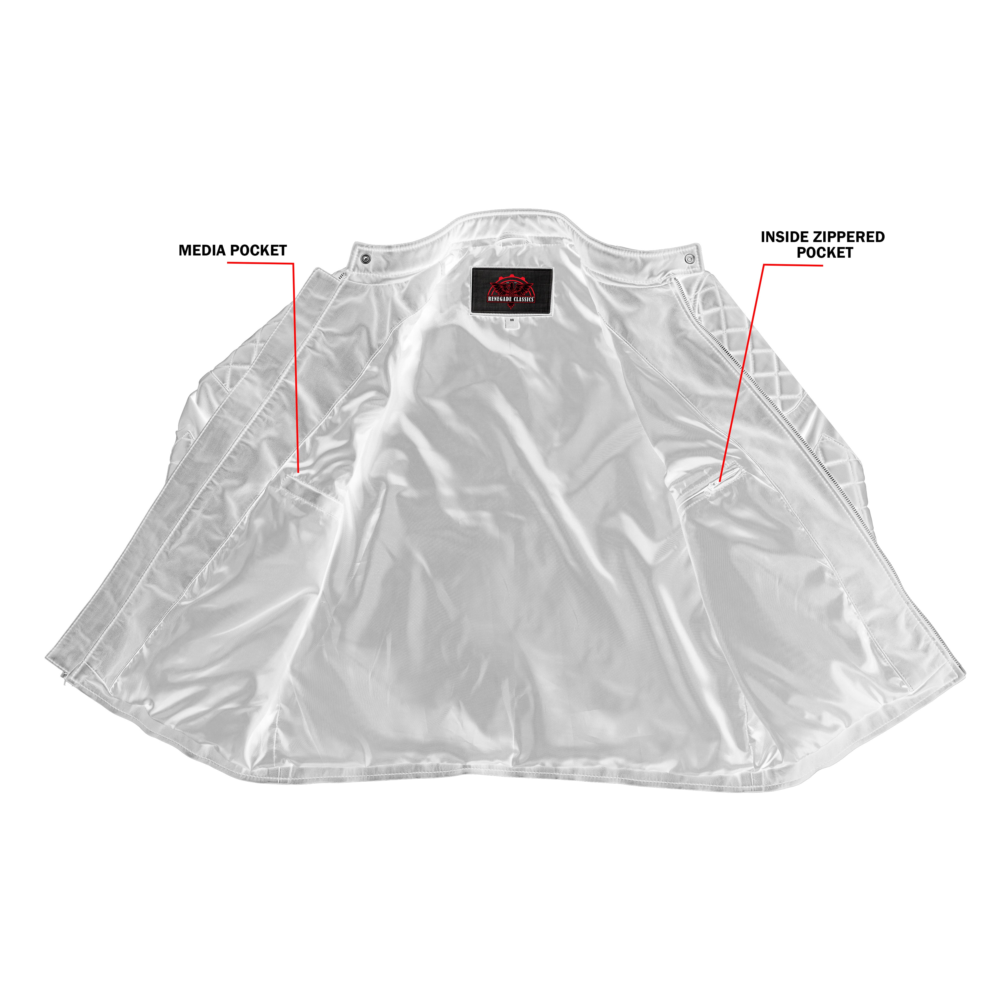 Morvex – Men’s Faux Leather Motorcycle Jacket