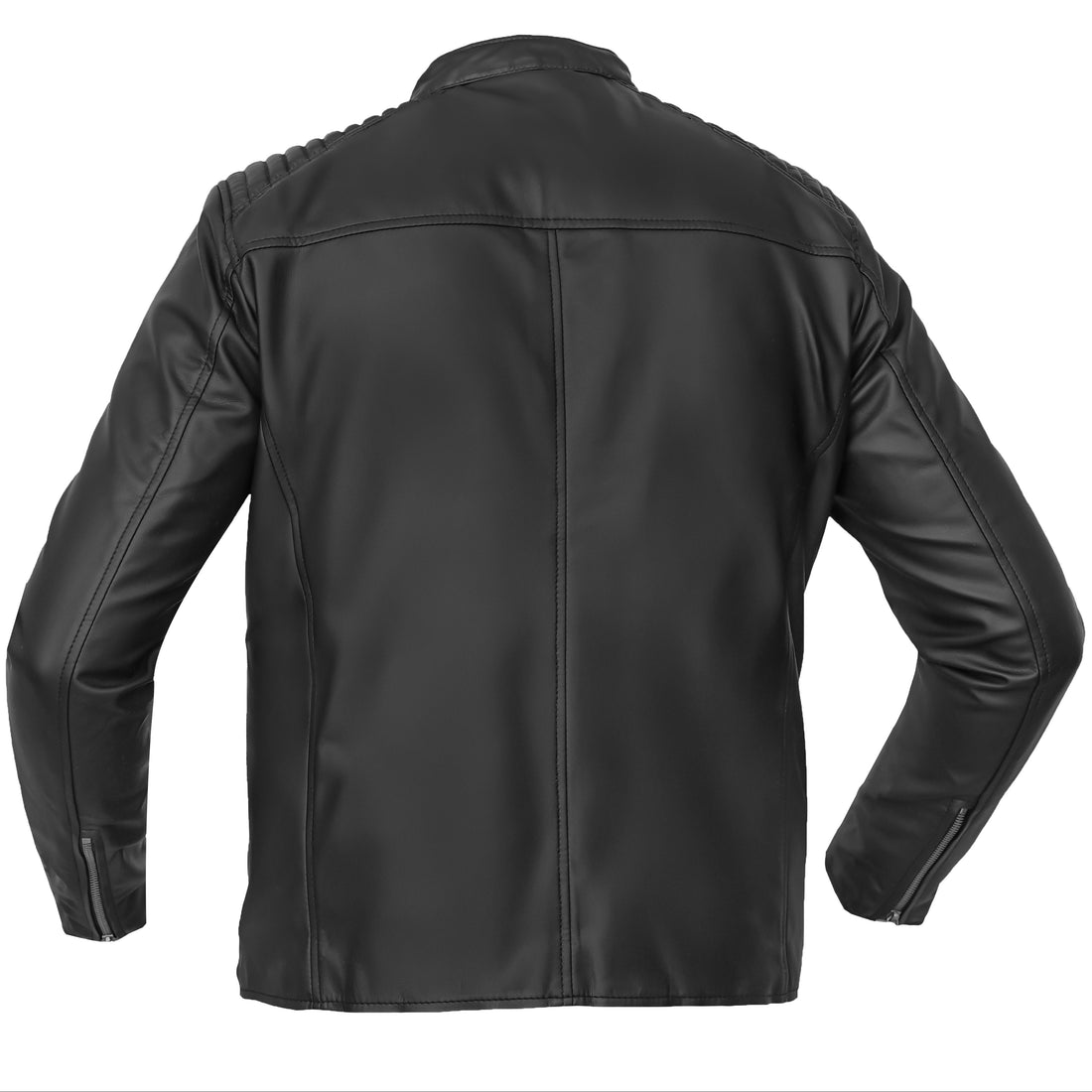 Nyrox – Mens Faux Leather Motorcycle Jacket