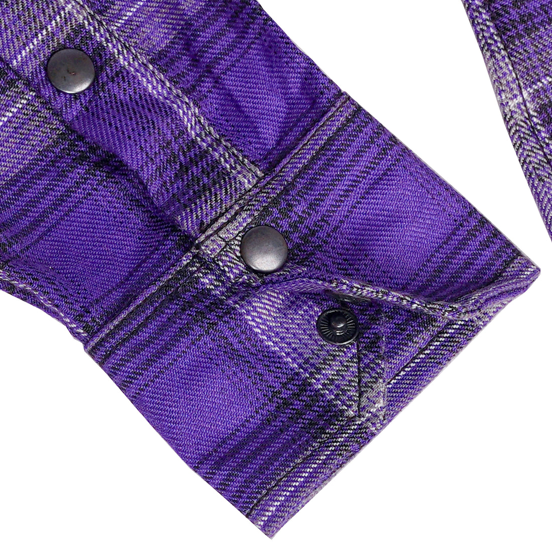 Purple Haze Men’s Purple and Gray Flannel Shirt