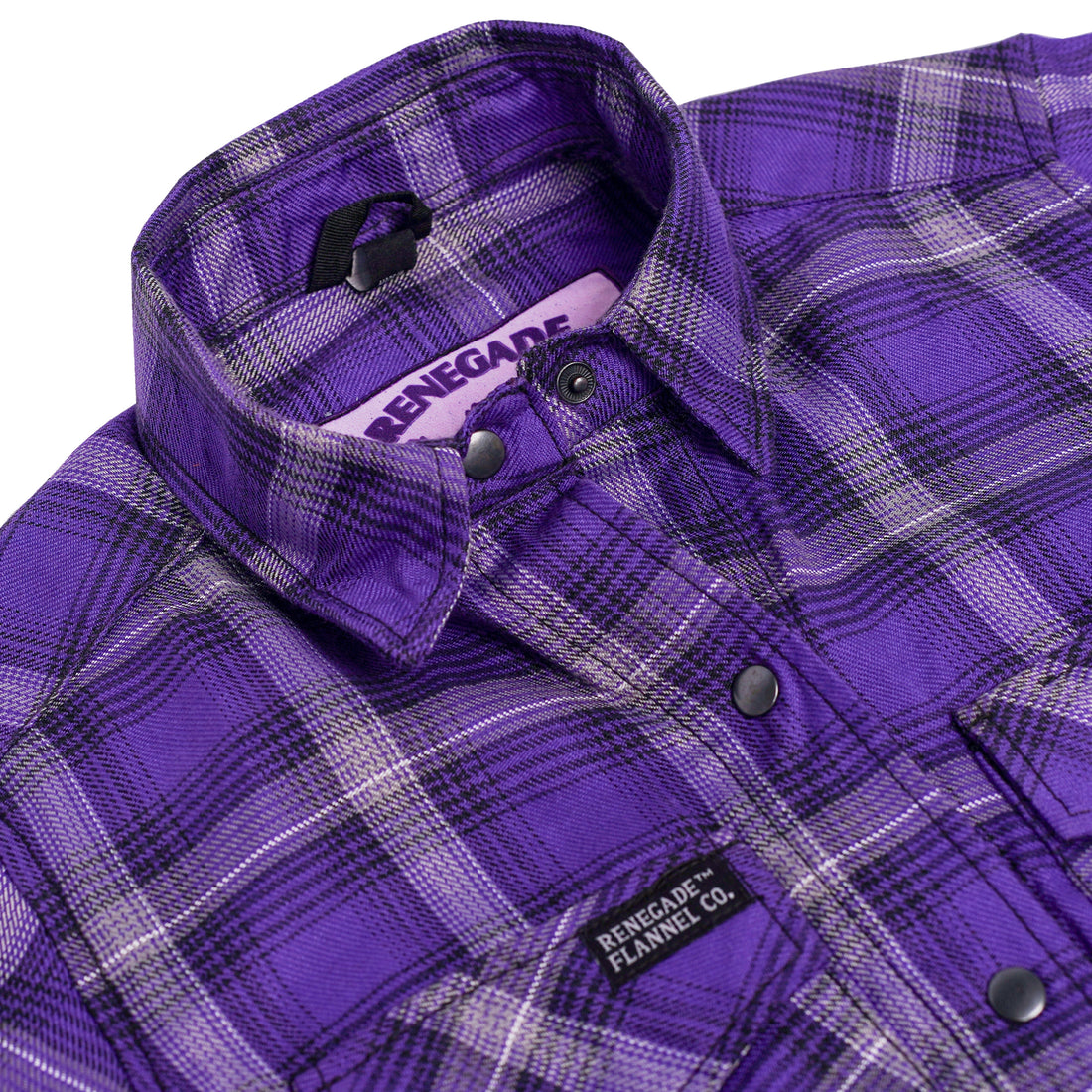 Purple Reign Women’s Purple and Gray Flannel Shirt