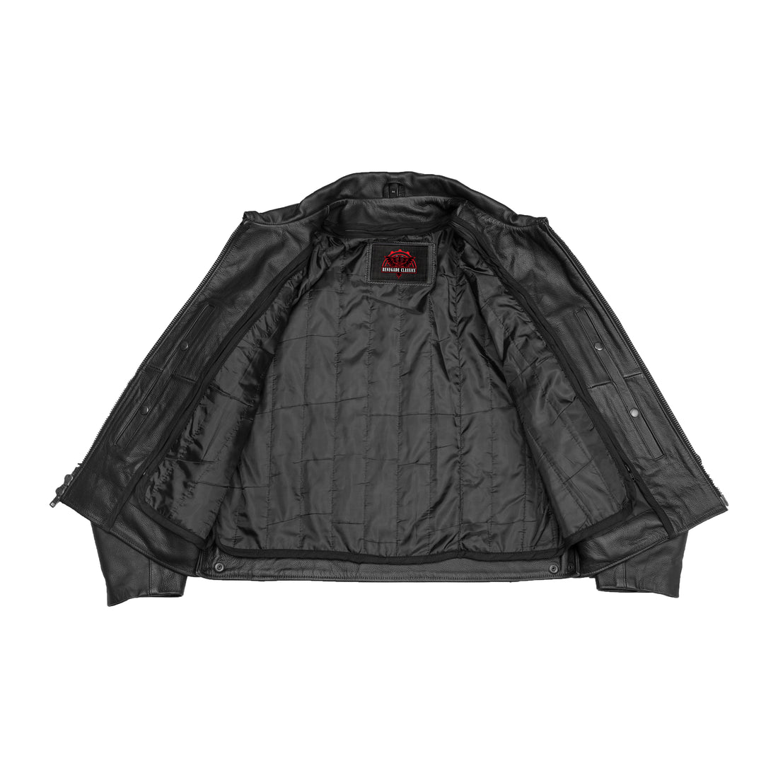 Raw Cope – Men’s Leather Motorcycle Jacket