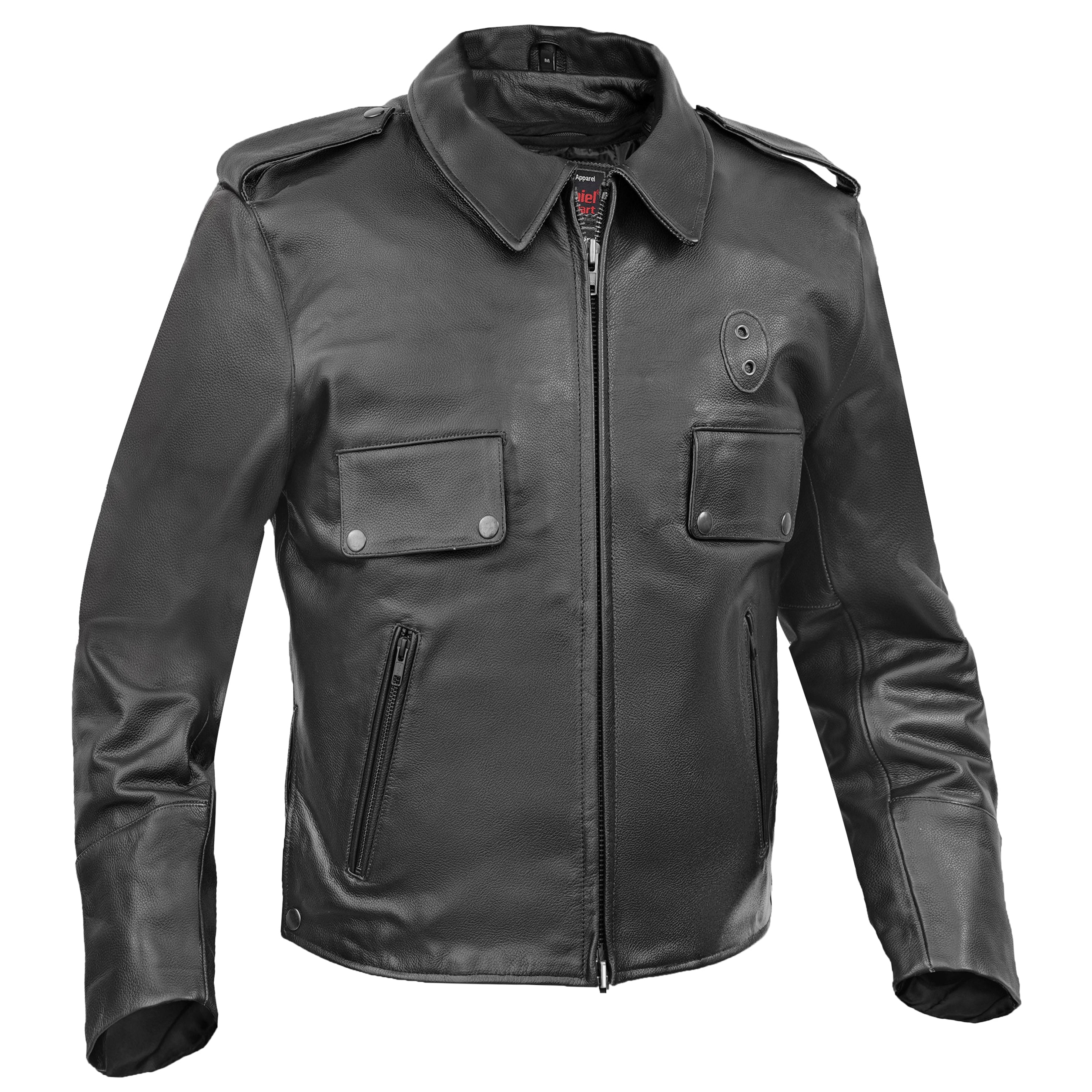 Raw Cope – Men’s Leather Motorcycle Jacket