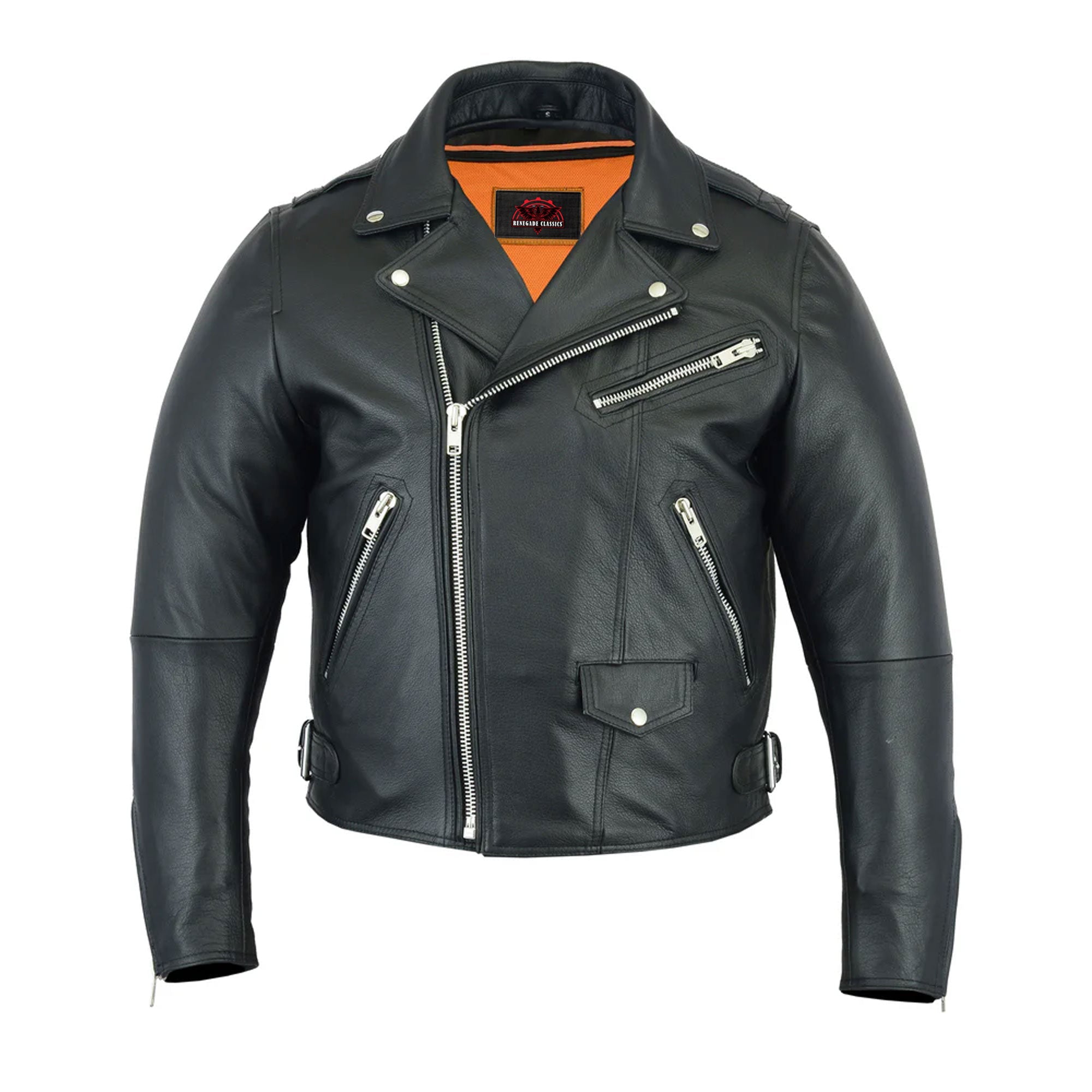 RC737 Men's Modern Full Cut Beltless Biker Jacket