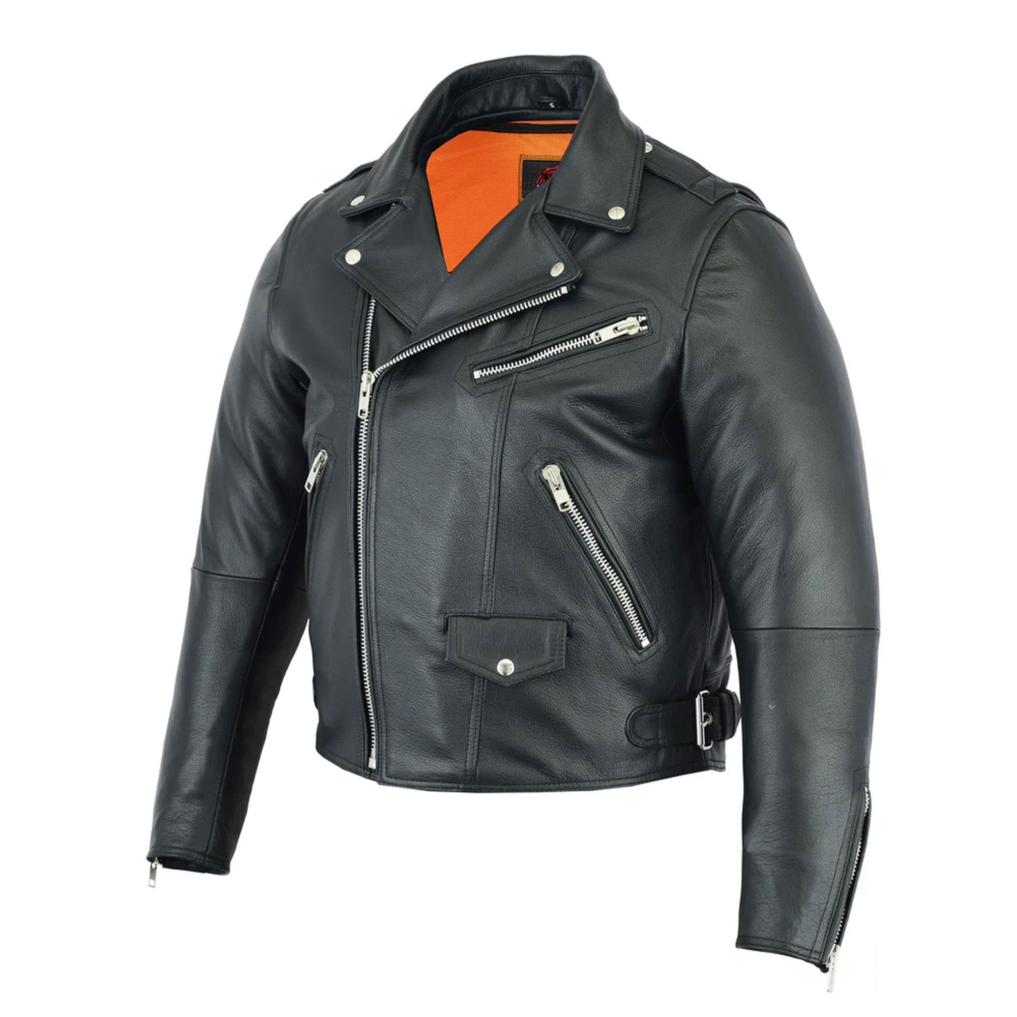 RC737 Men's Modern Full Cut Beltless Biker Jacket