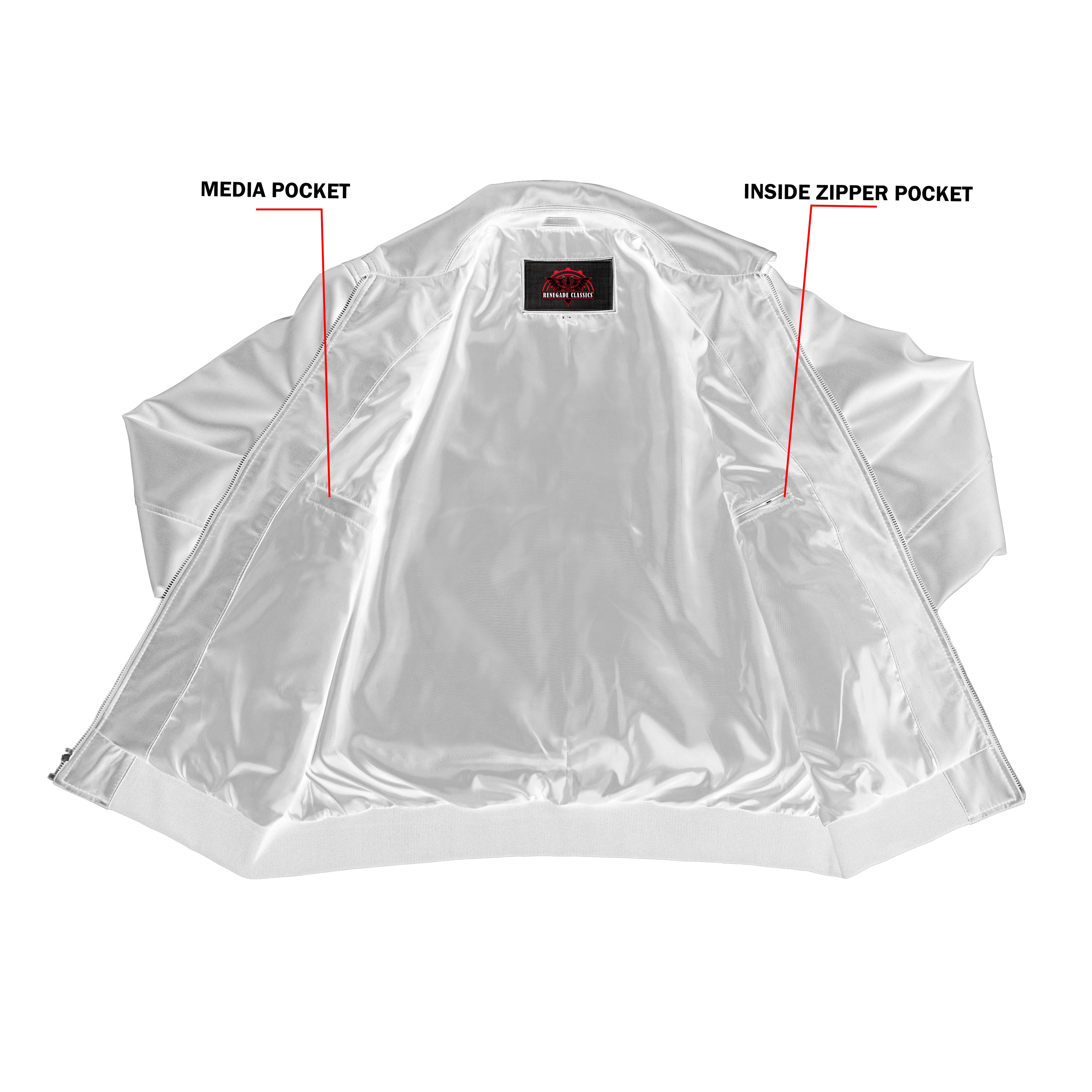 Ravven – Men’s Faux Leather Motorcycle Jacket