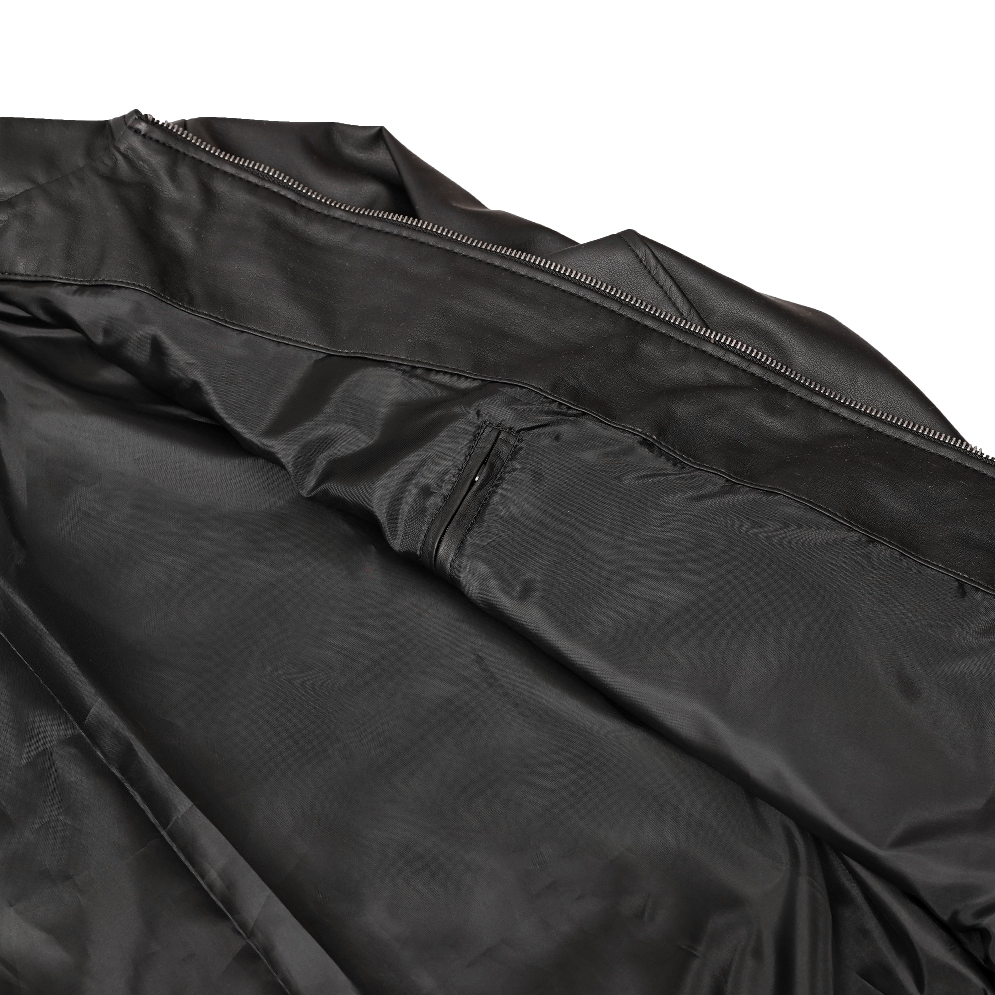 Ravven – Men’s Faux Leather Motorcycle Jacket