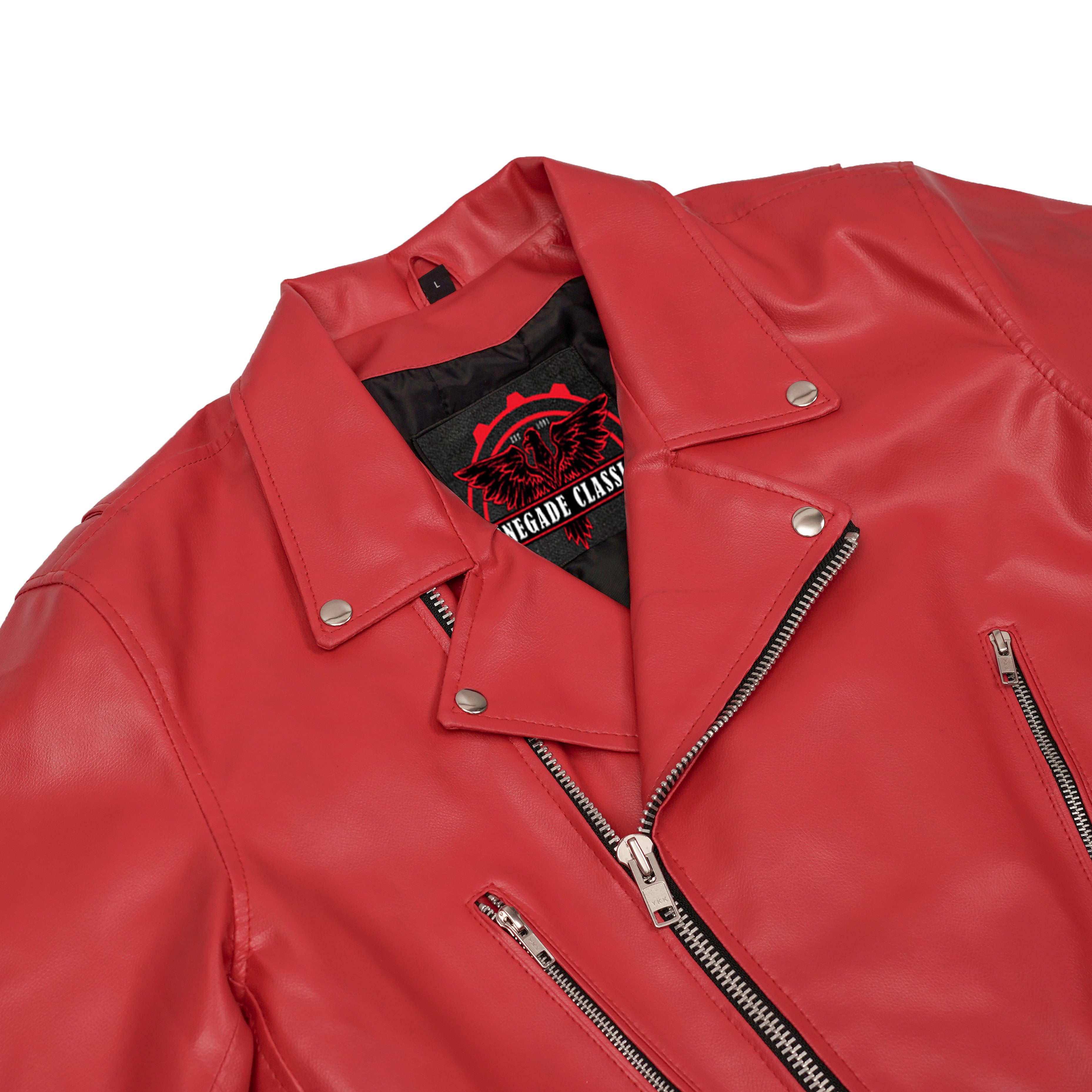 Reaper – Men’s Faux Leather Motorcycle Jacket