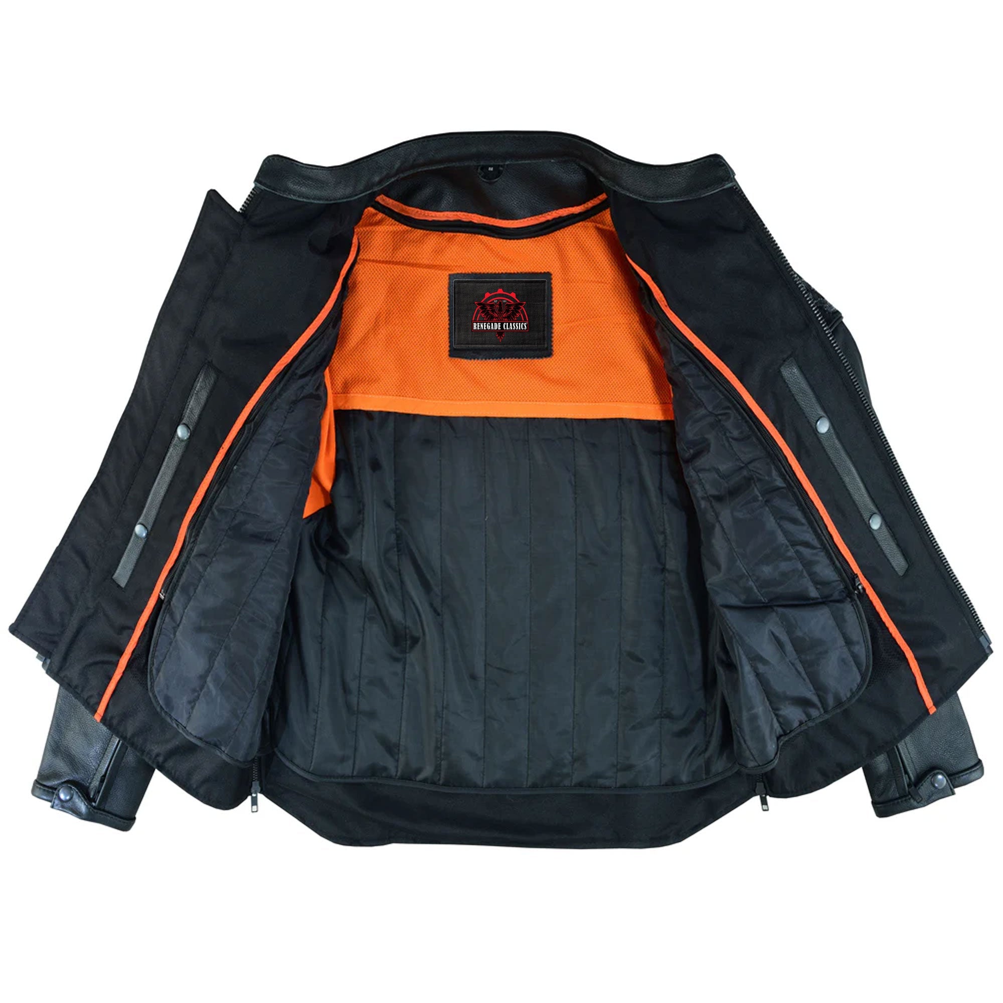 RC700 Men's Scooter Jacket w/Reflective Skulls