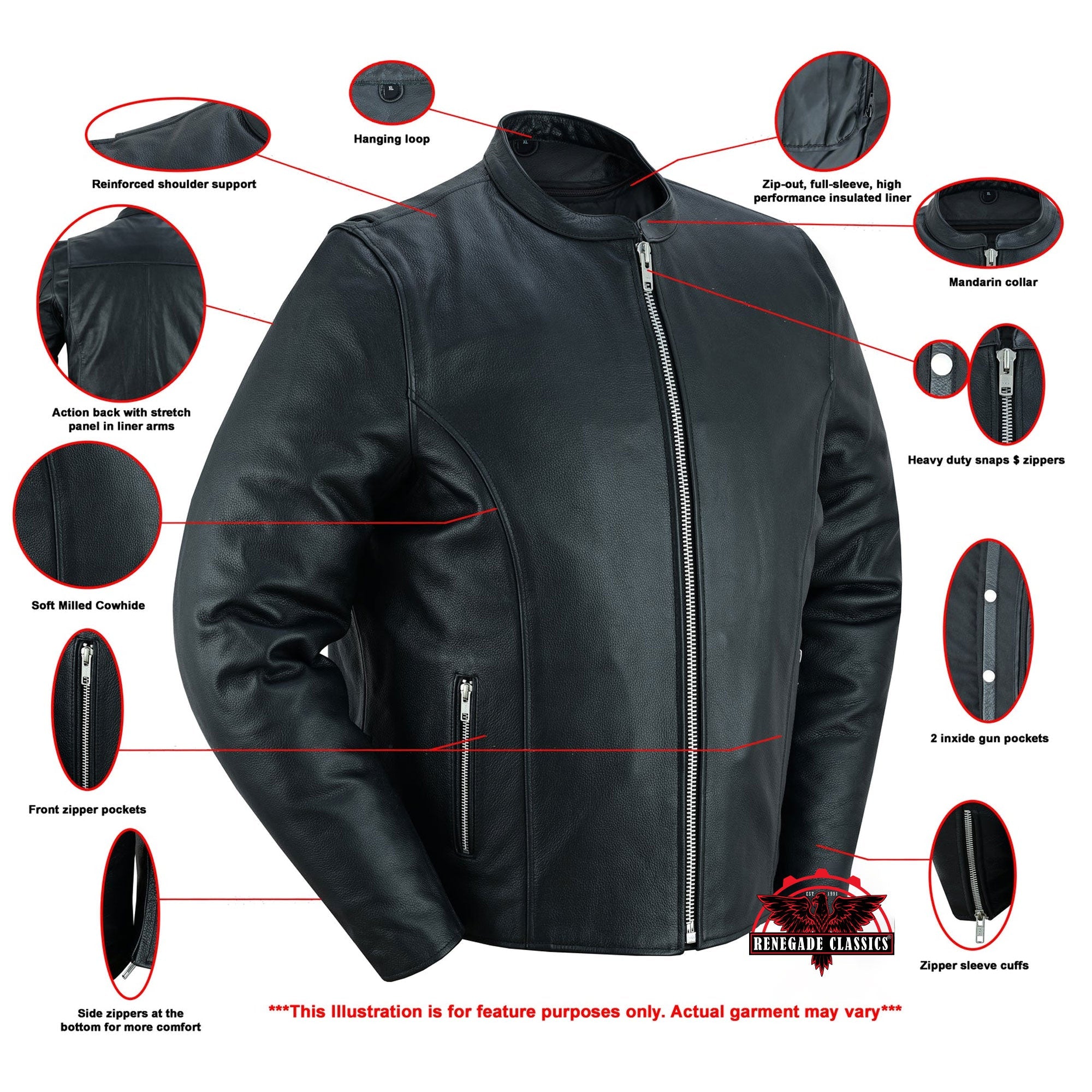 RC738 Men's Classic Scooter Jacket