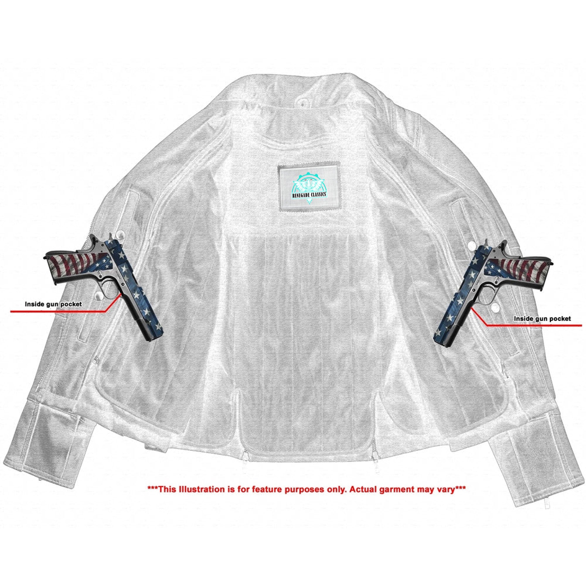 RC757 Men's Lightweight Drum Dyed Naked Lambskin Crossover Scooter Ja