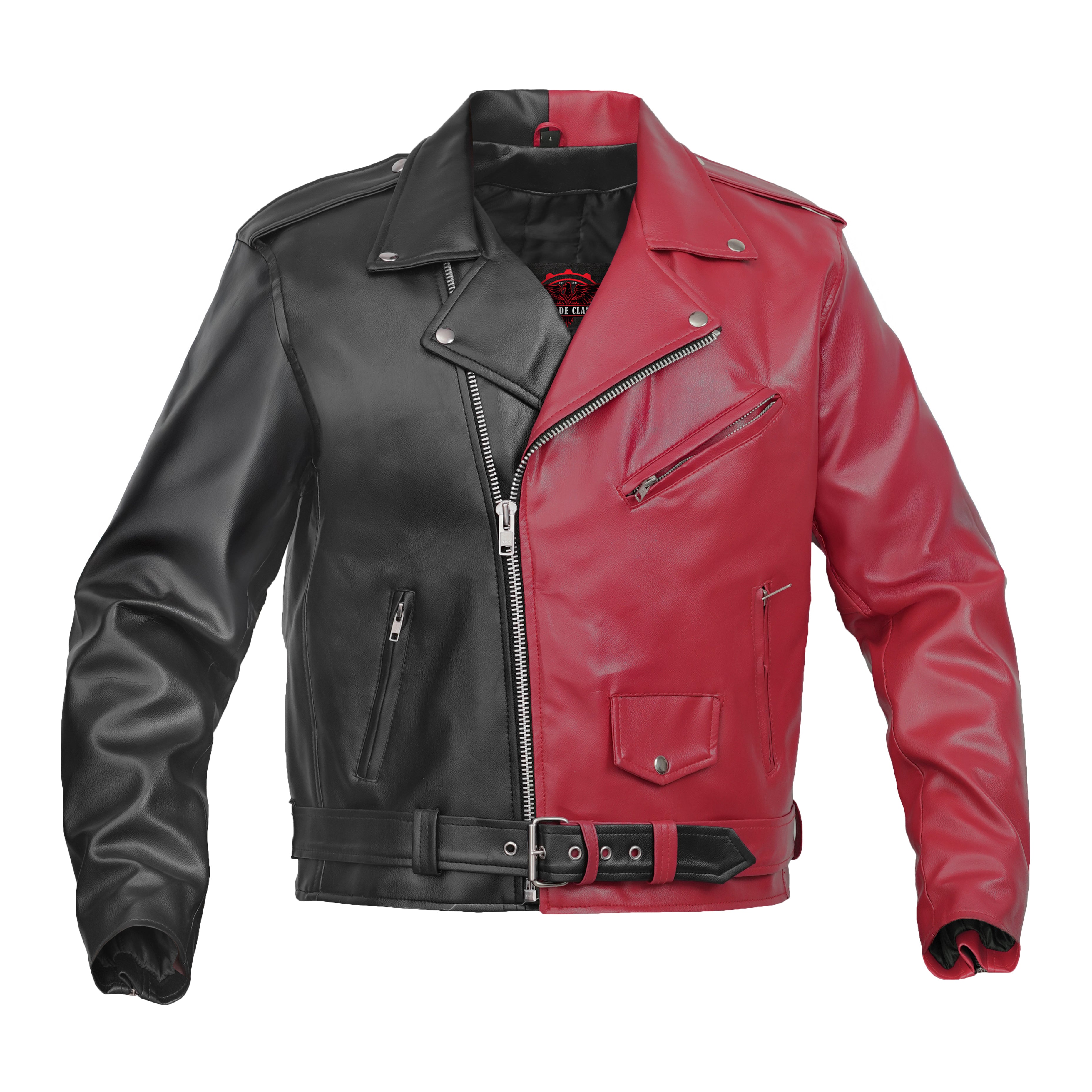 Ruinborn – Men’s Faux Leather Motorcycle Jacket