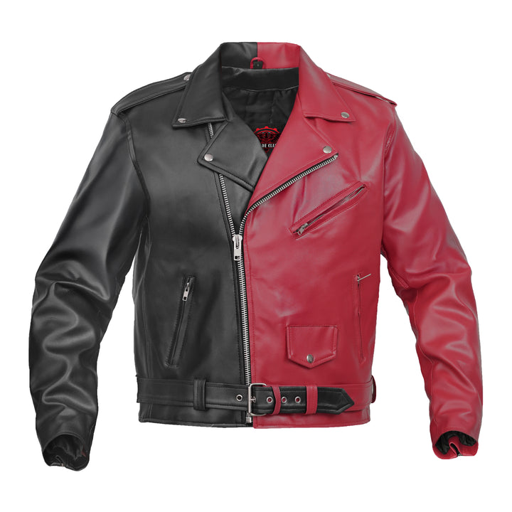 Ruinborn – Men’s Faux Leather Motorcycle Jacket