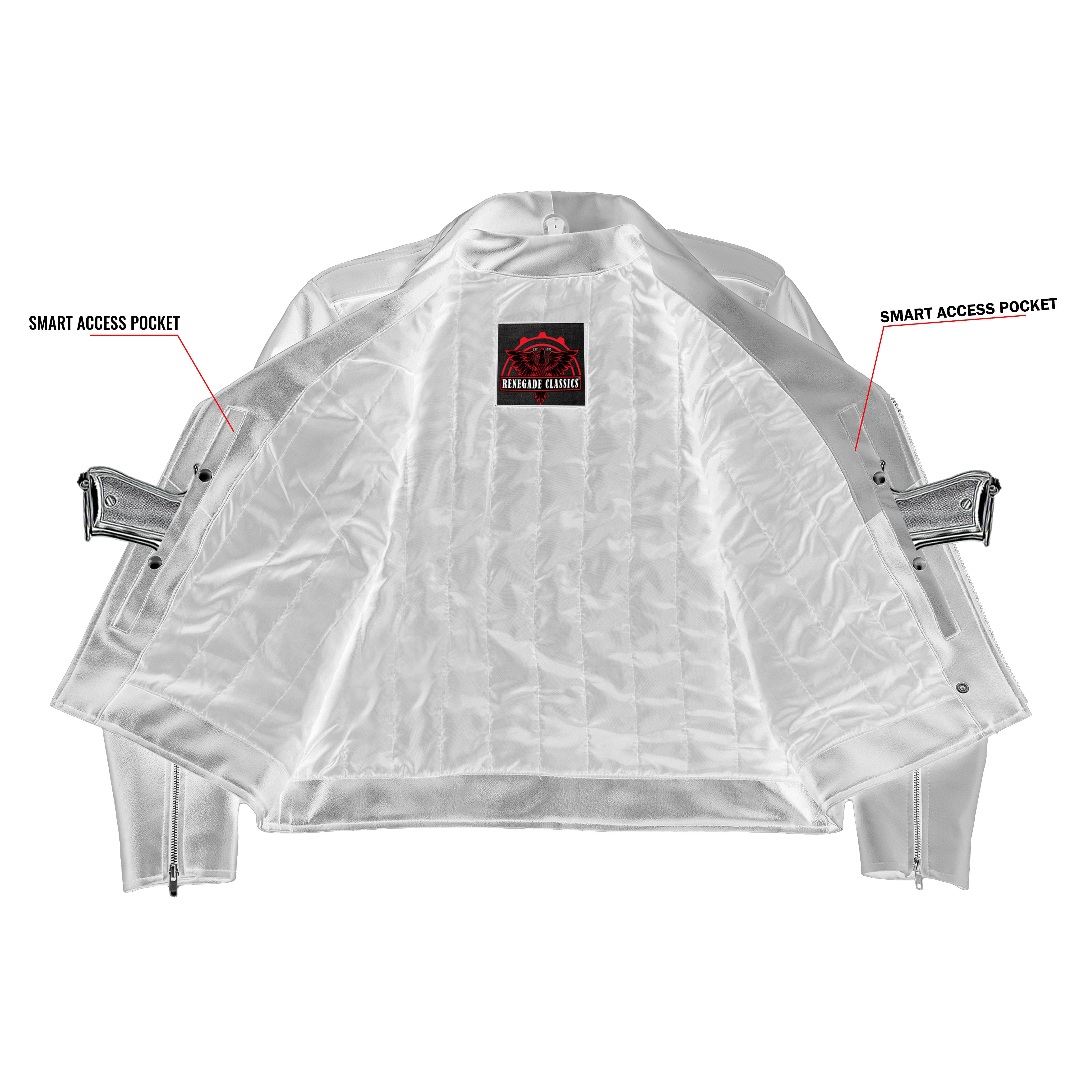 Ruinborn – Men’s Faux Leather Motorcycle Jacket