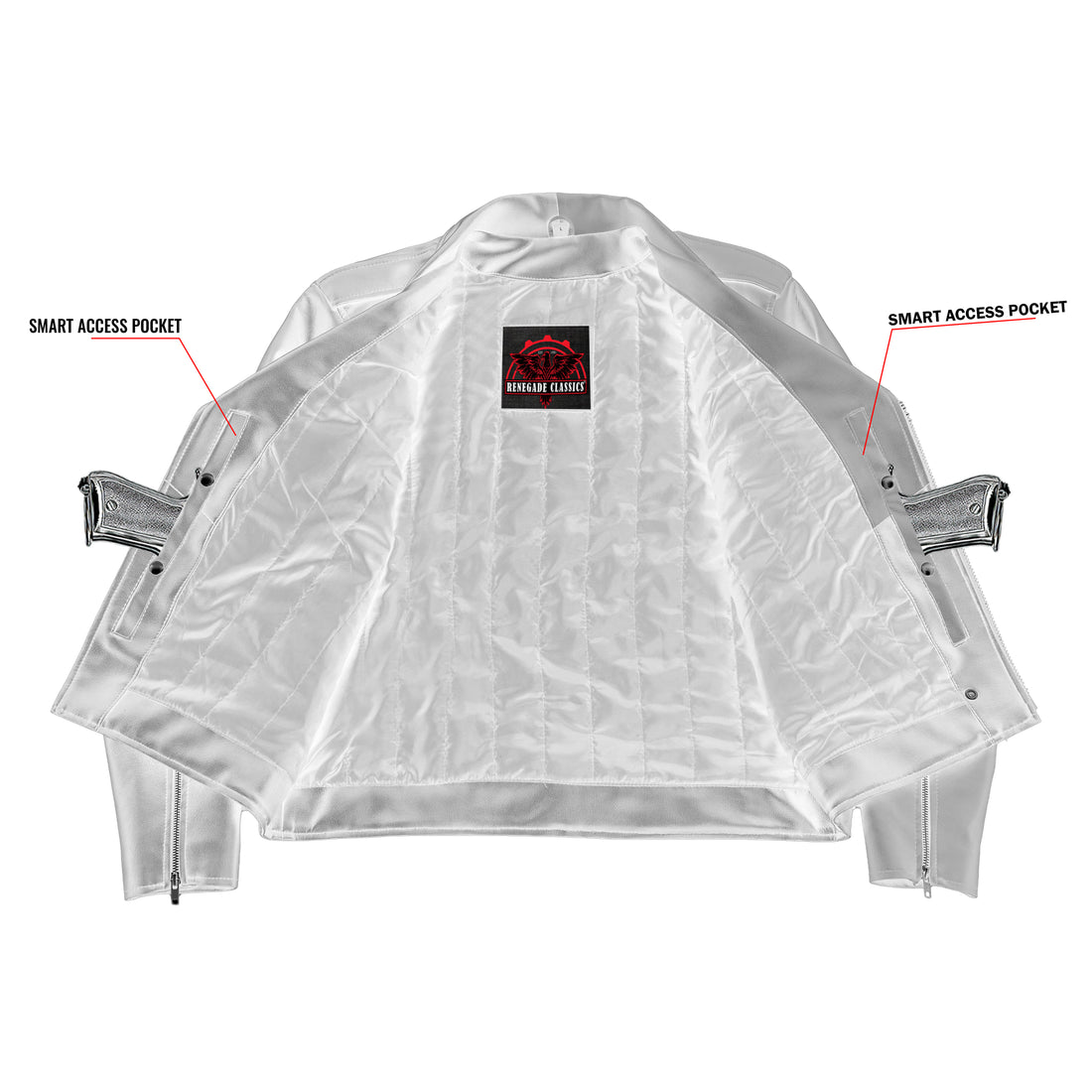 Ruinborn – Men’s Faux Leather Motorcycle Jacket