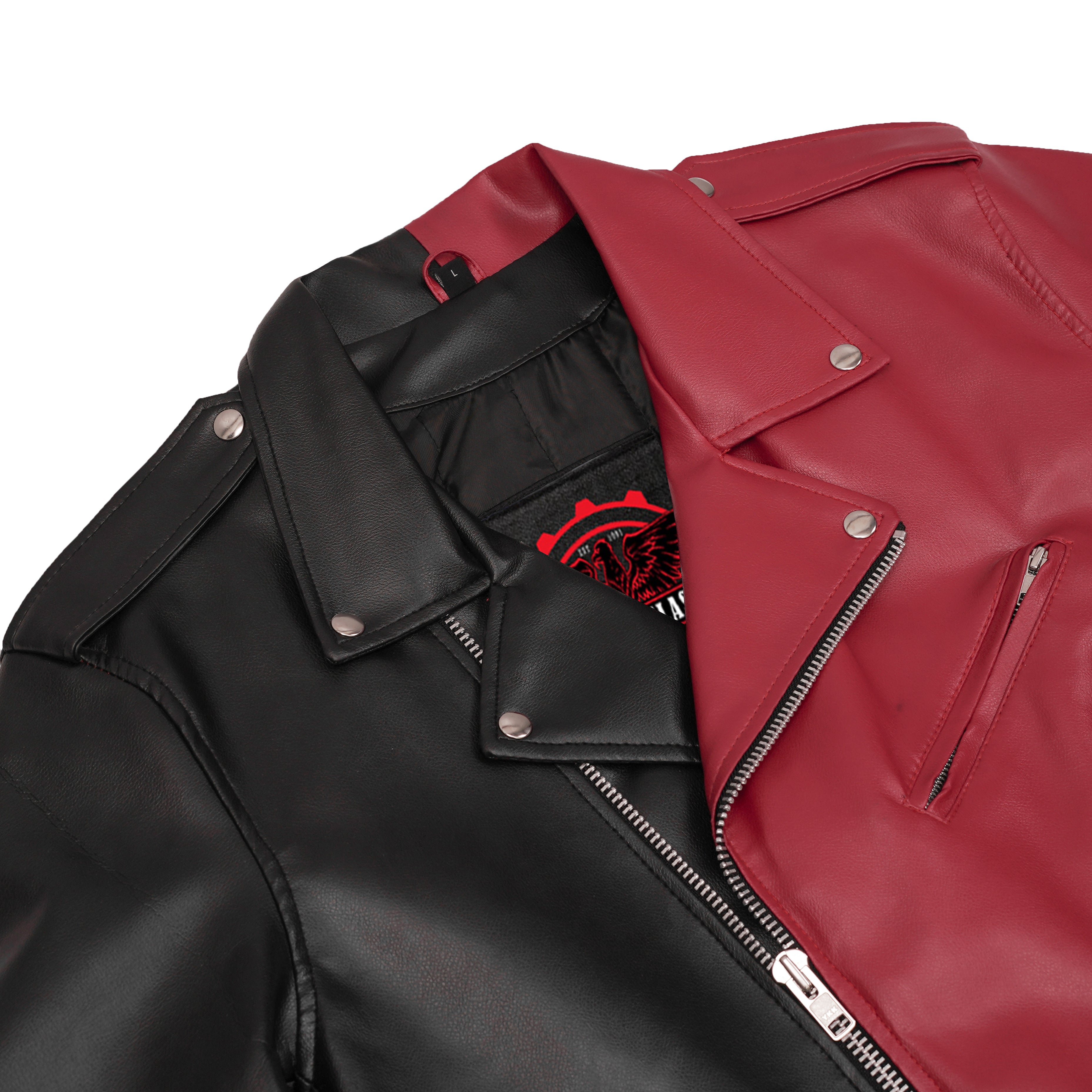Ruinborn – Men’s Faux Leather Motorcycle Jacket